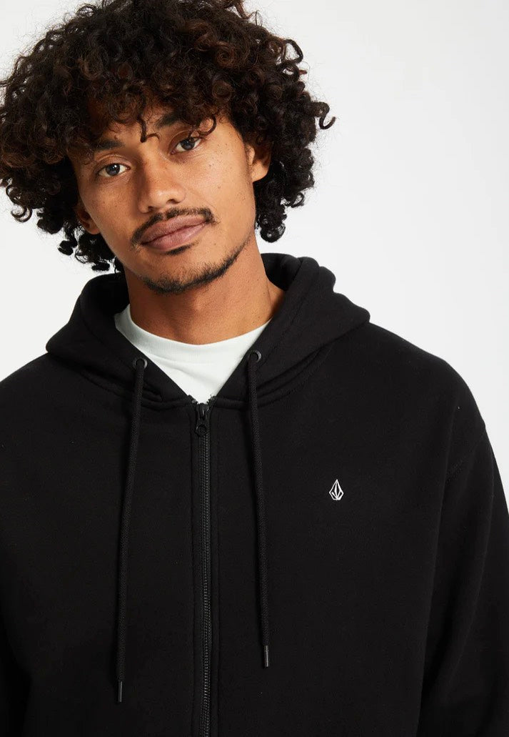 Volcom - Single Stone Zip Black - Zipper Discount Best Sale