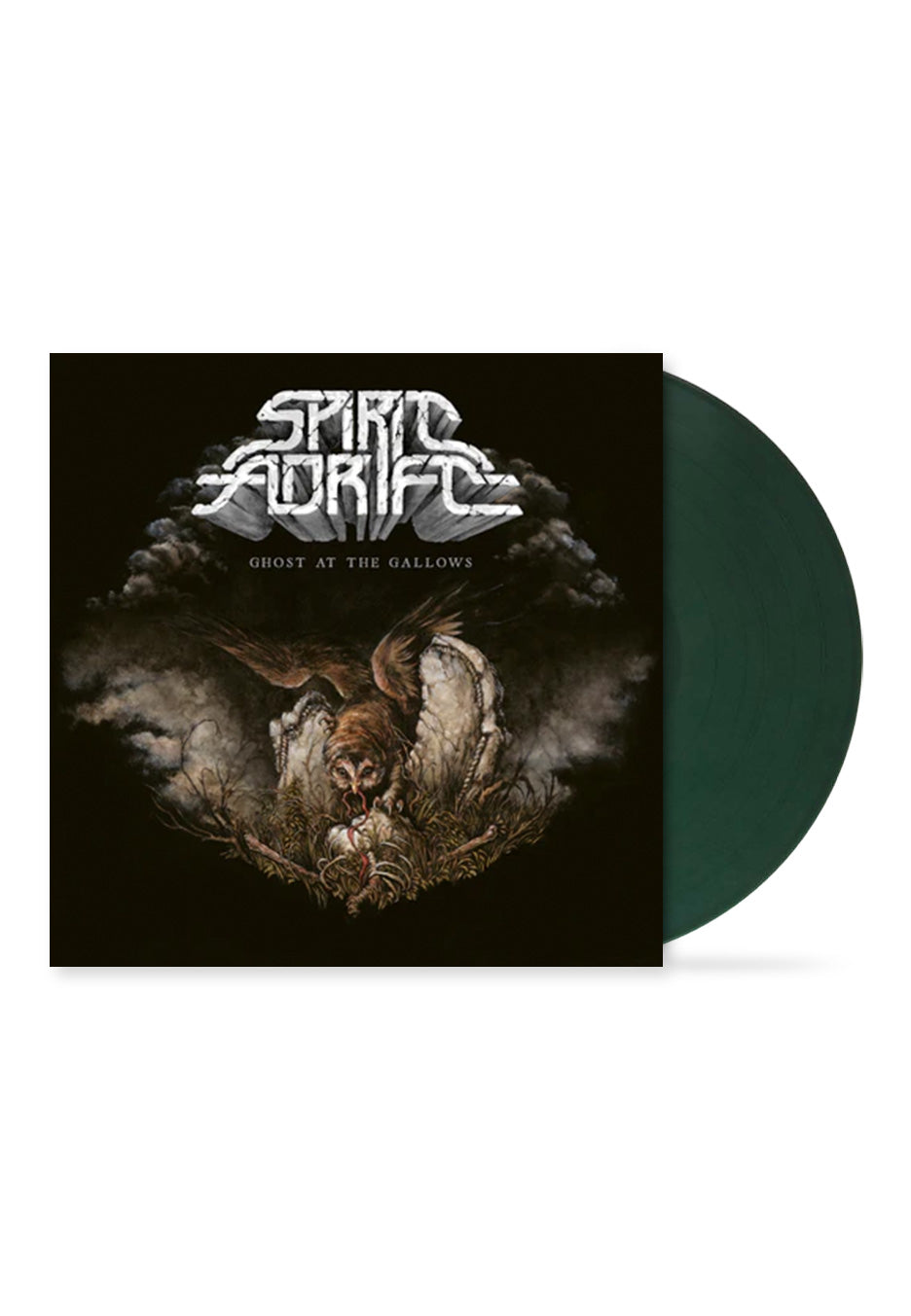 Spirit Adrift - Ghost At The Gallows Ltd. Dark Green - Colored Vinyl Pices Cheap Pice