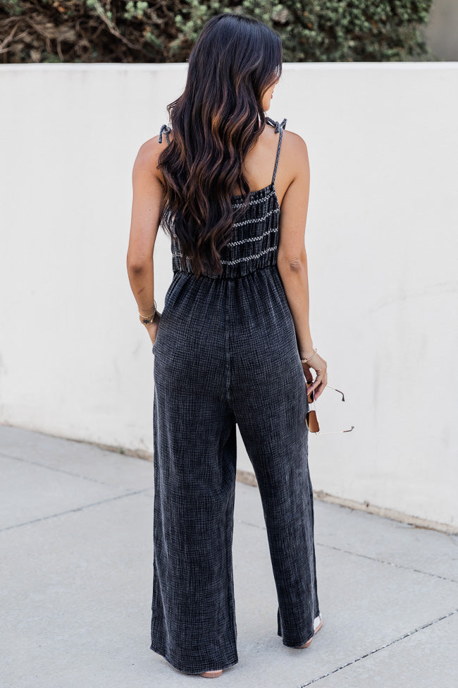 Jump For Joy Black Gauze Jumpsuit FINAL SALE With Paypal Cheap Online