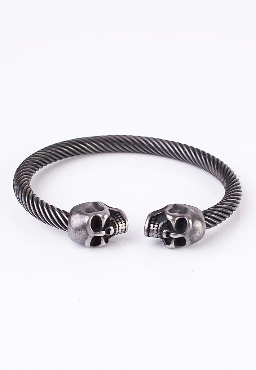 etNox - Double Skull - Bangle Cheap Sale Amazon