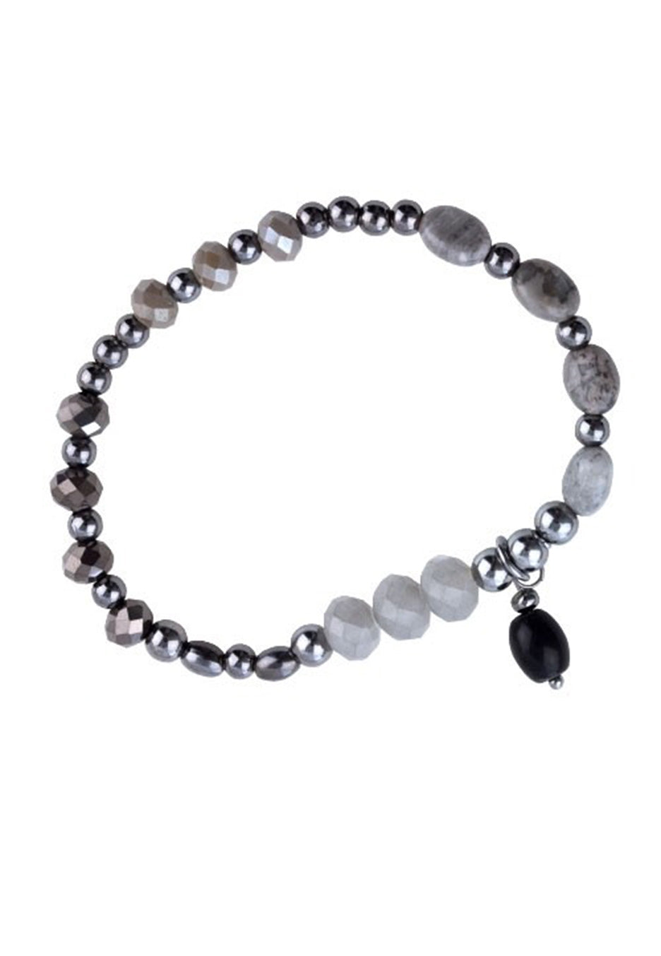 etNox - Real Stone Silver/Black - Bracelet Cheapest Sale Online