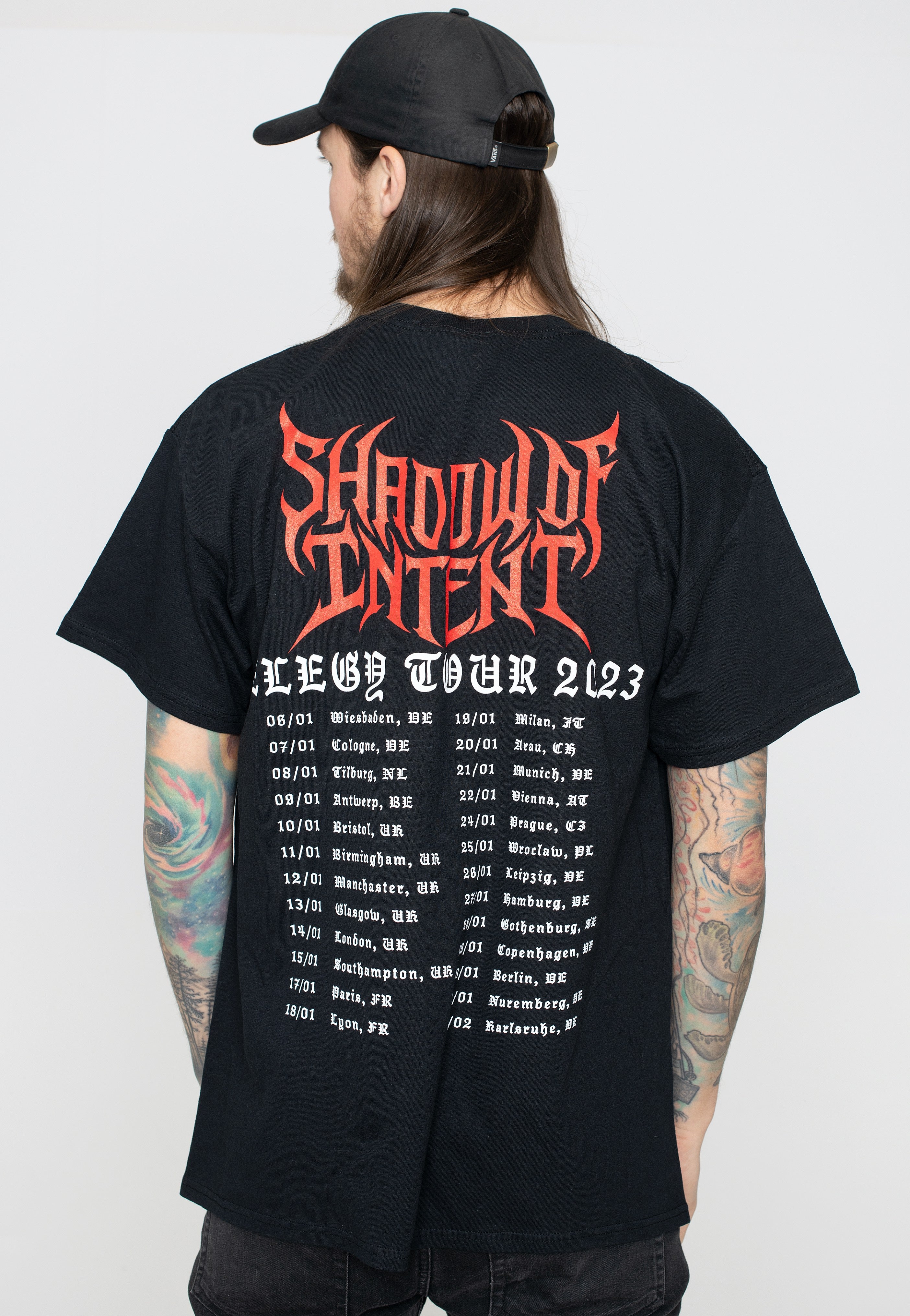 Shadow Of Intent - Elegy EU Tour 2023 - T-Shirt Get To Buy Cheap Pice