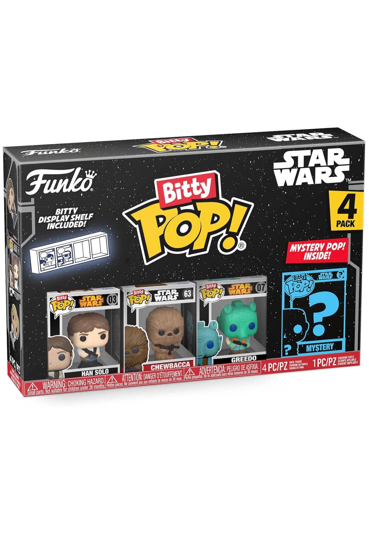 Star Wars - Han Solo Bitty POP! 4PK - Funko Pop Clearance Wide Range Of