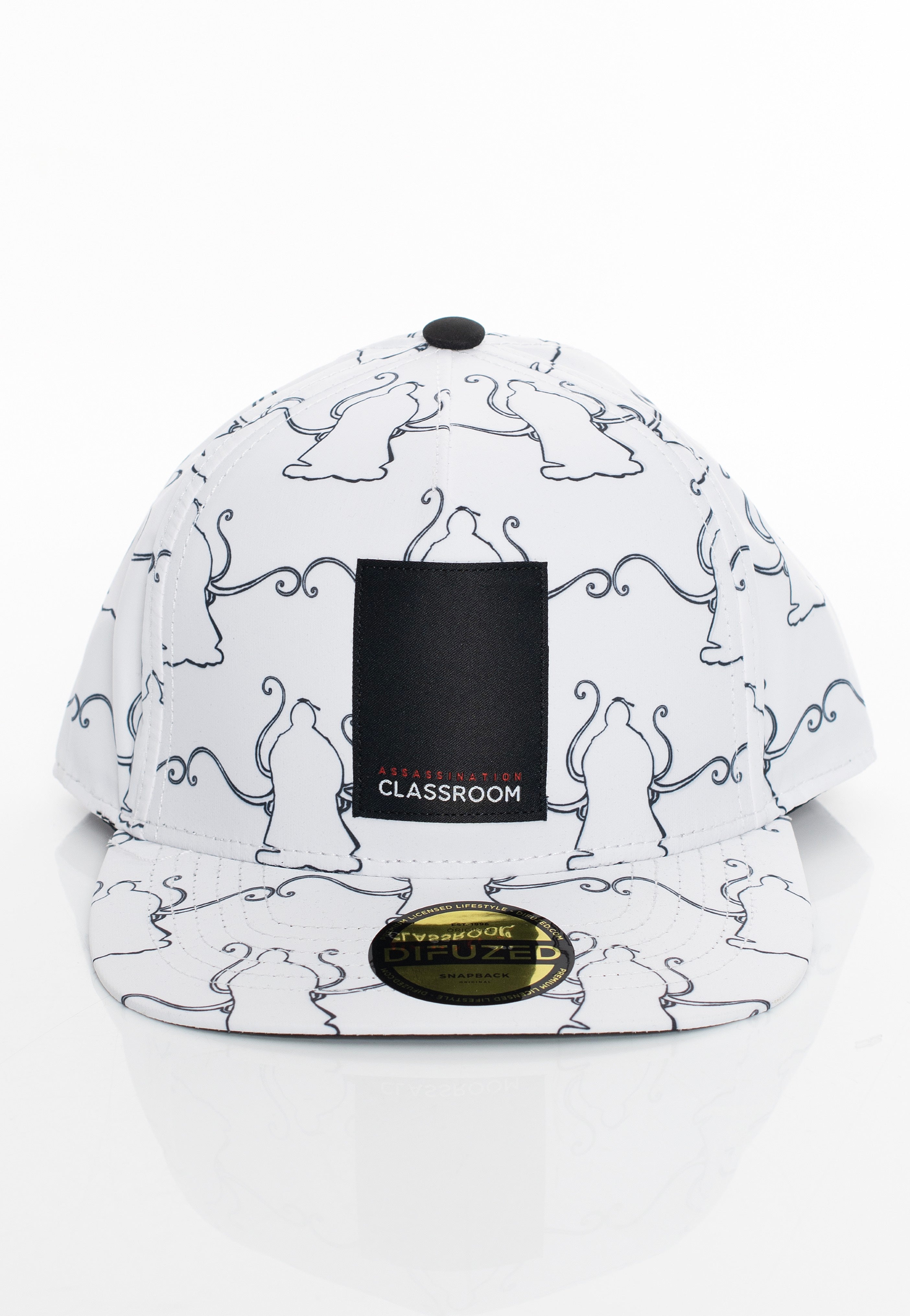 Assassination Classroom - Koro Sensei Line Art White - Cap Cheap Sale 2025