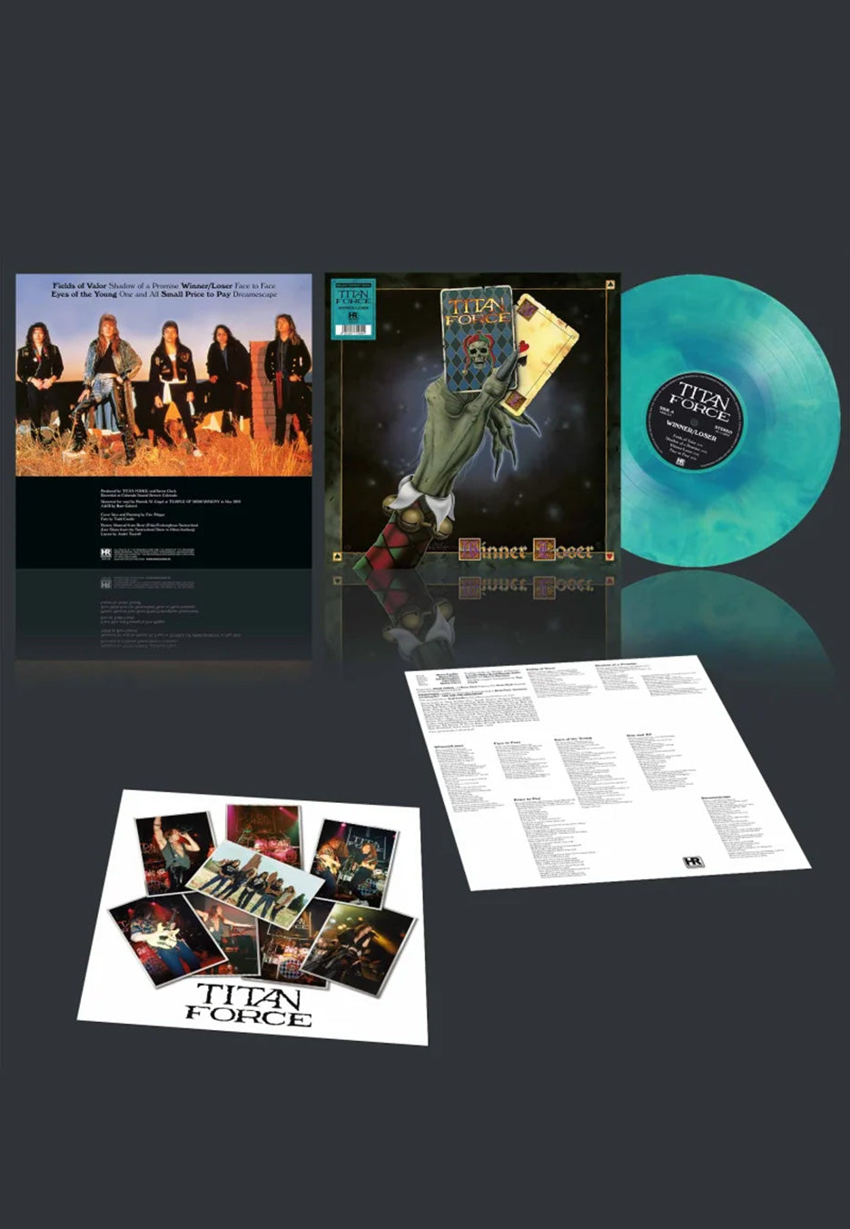 Titan Force - Winner/Loser Ltd. Doublemint/Blue - Colored Vinyl Clearance Visit New