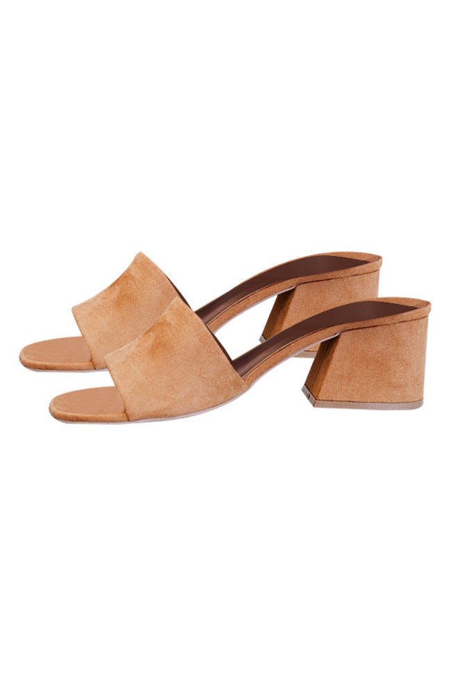 Liz Camel Suede Slide Heels FINAL SALE Cheap Pice Original