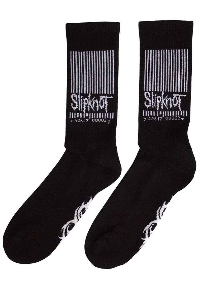 Slipknot - Barcode & Tribal - Socks 2025 New For Sale