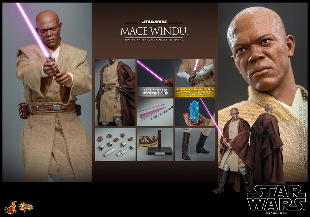 Star Wars - Star Wars: Episode II Mace Windu 1:6 - Action Figure Cheap Pice For Sale