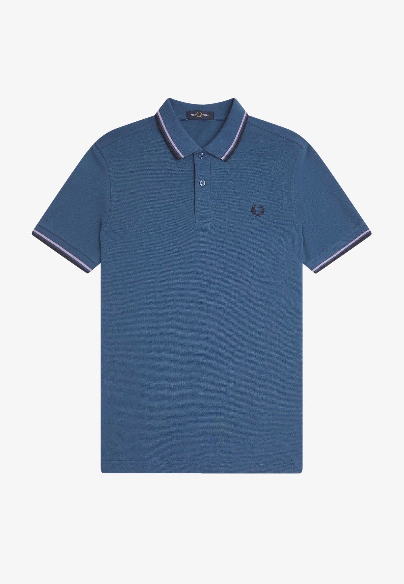 Fred Perry - The Twin Tipped Mdnbl/Ultvio/Nvy - Polo Outlet Sale Online