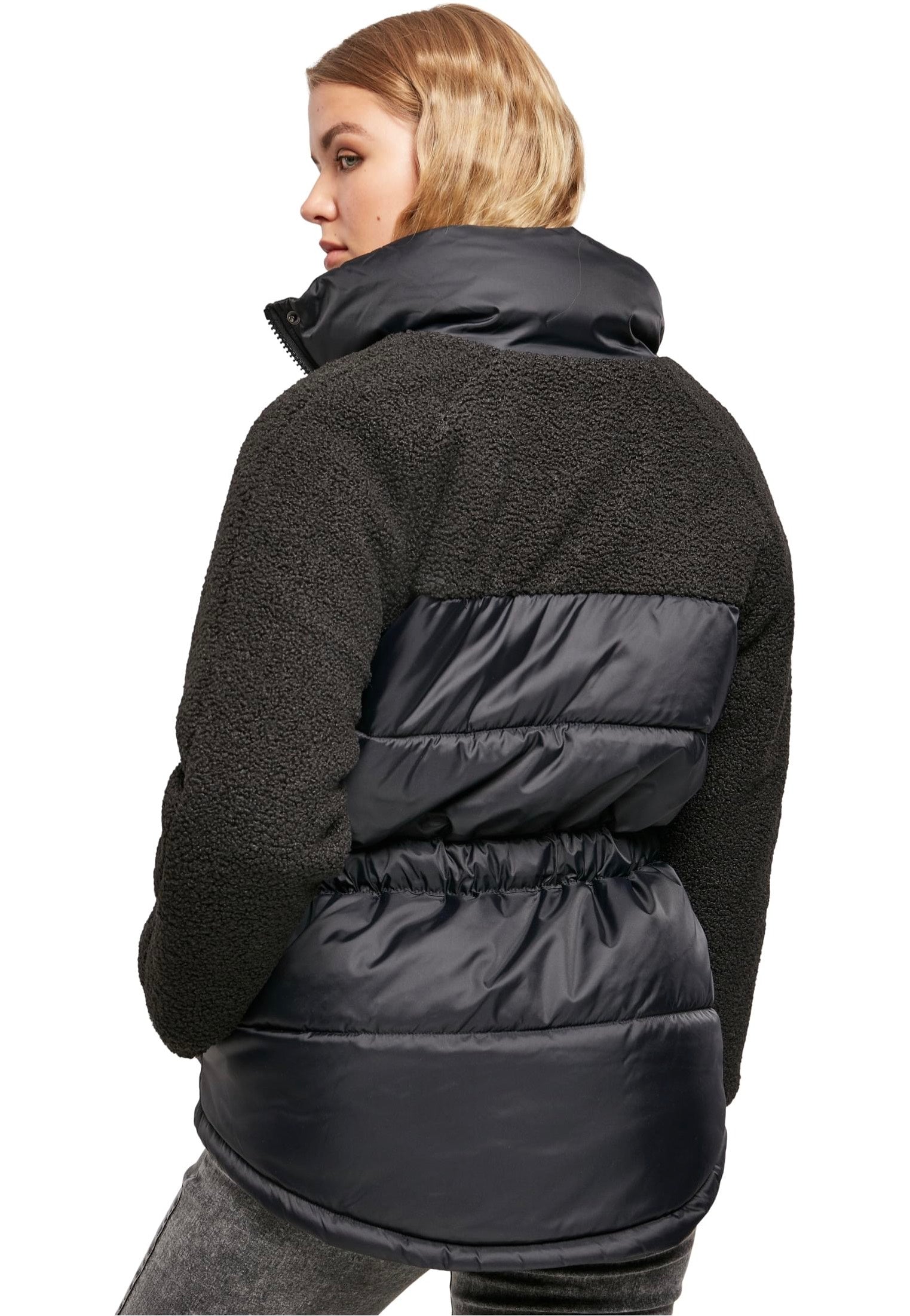 Urban Classics - Sherpa Mix Black - Jacket Clearance Classic