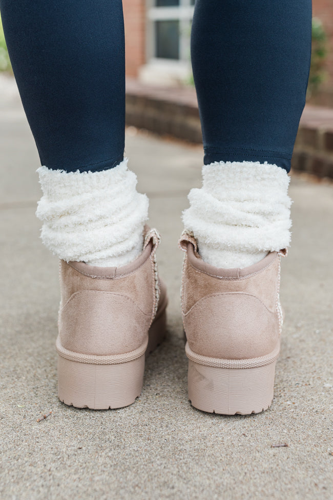 Hattie Taupe Booties Quality Free Shipping Low Pice