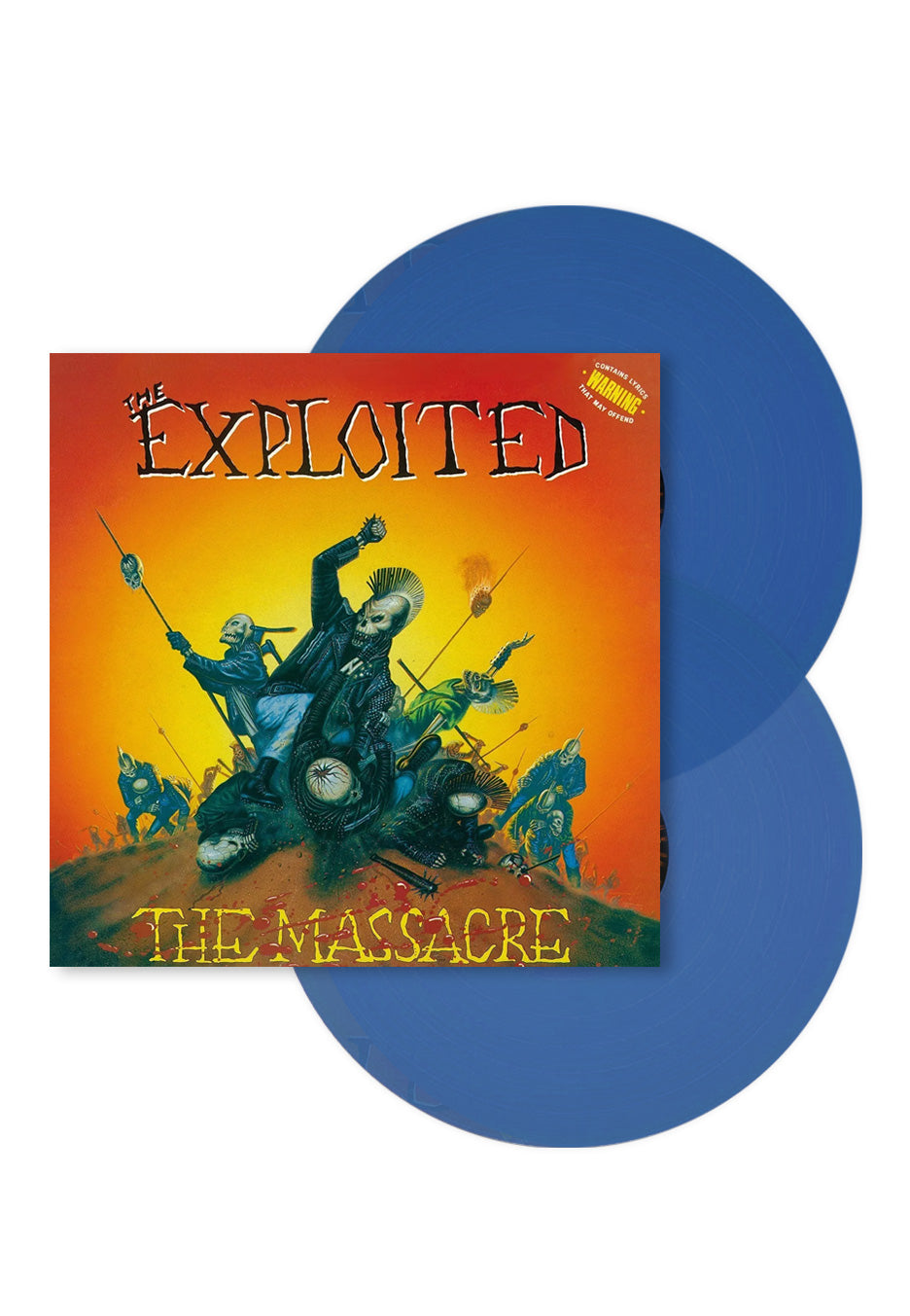 The Exploited - The Massacre (Special Edition) Ltd. Transparent Blue - Colored 2 Vinyl Cheap Sale Cheapest