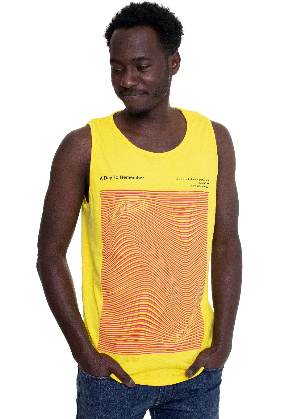 A Day To Remember - Digital Waves Yellow - Tank Cheap Finishline