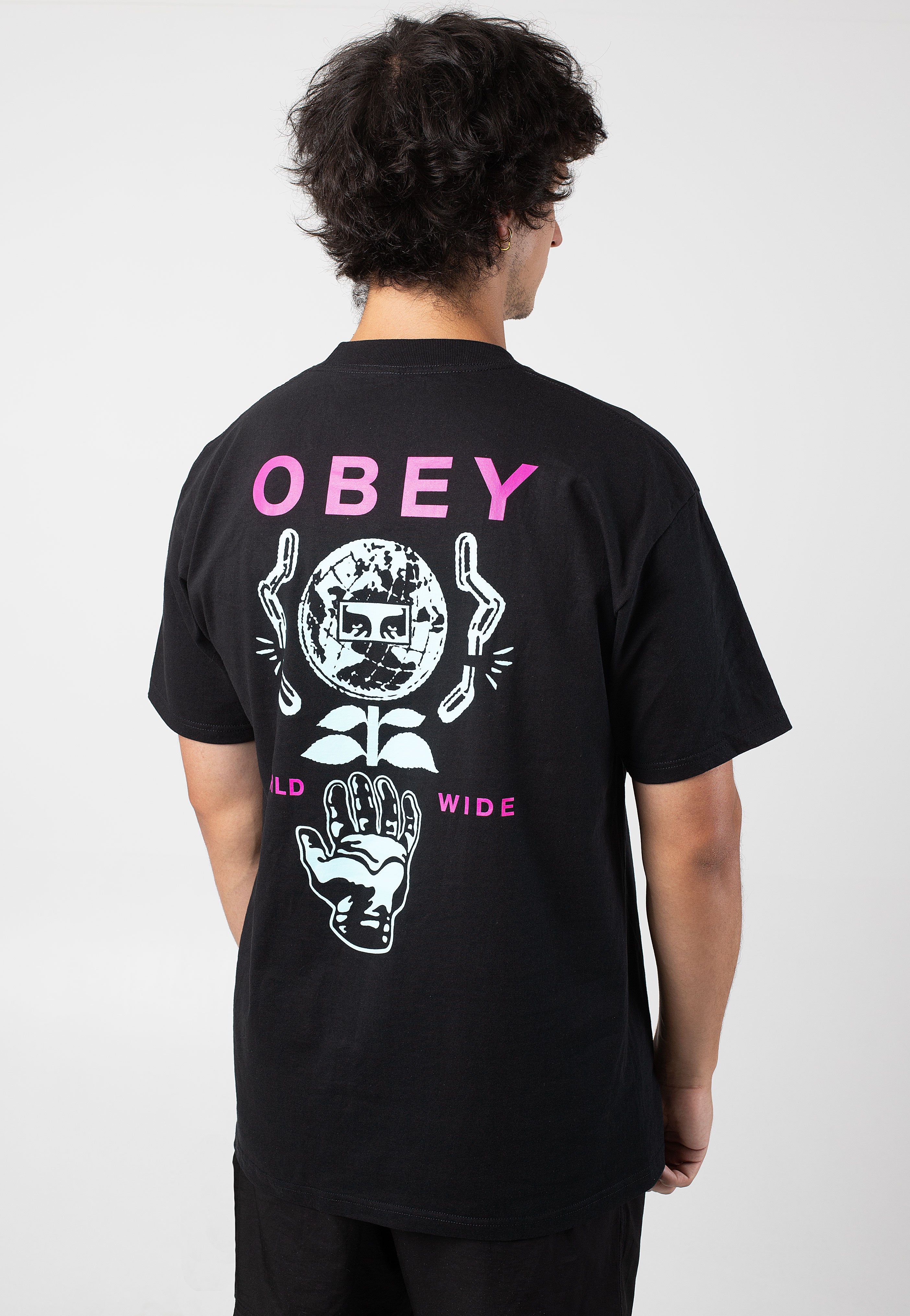 Obey - Helping Hand Black - T-Shirt Geniue Stockist Online