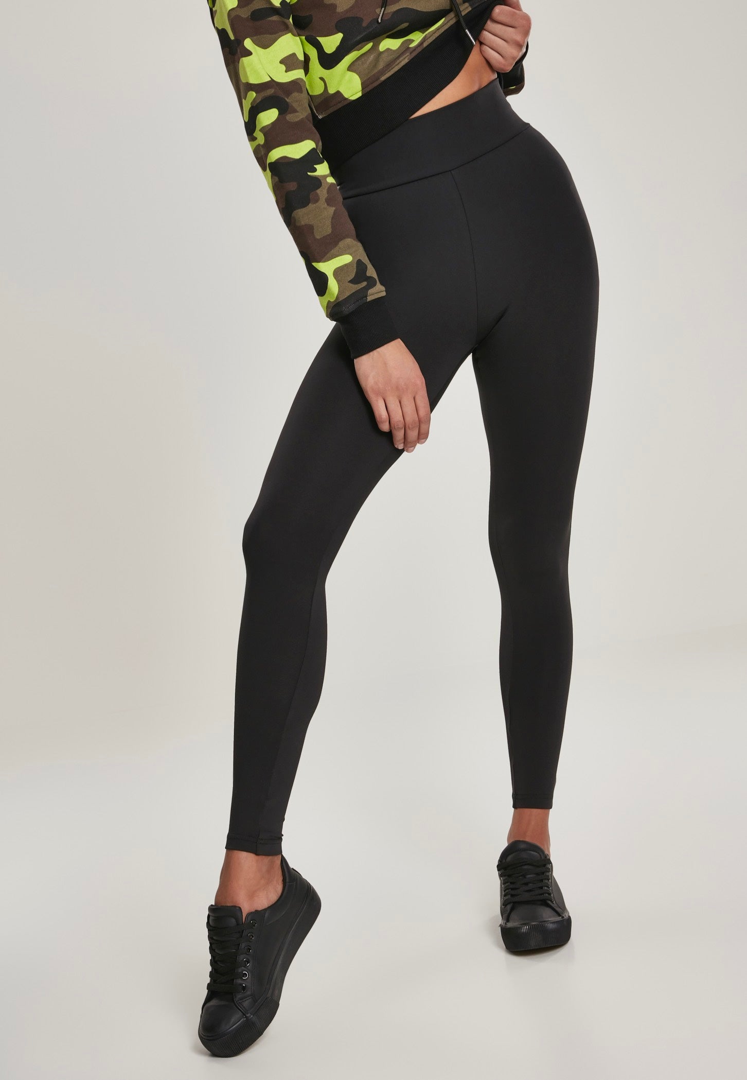 Urban Classics - High Waist Black - Leggings Clearance Tumblr