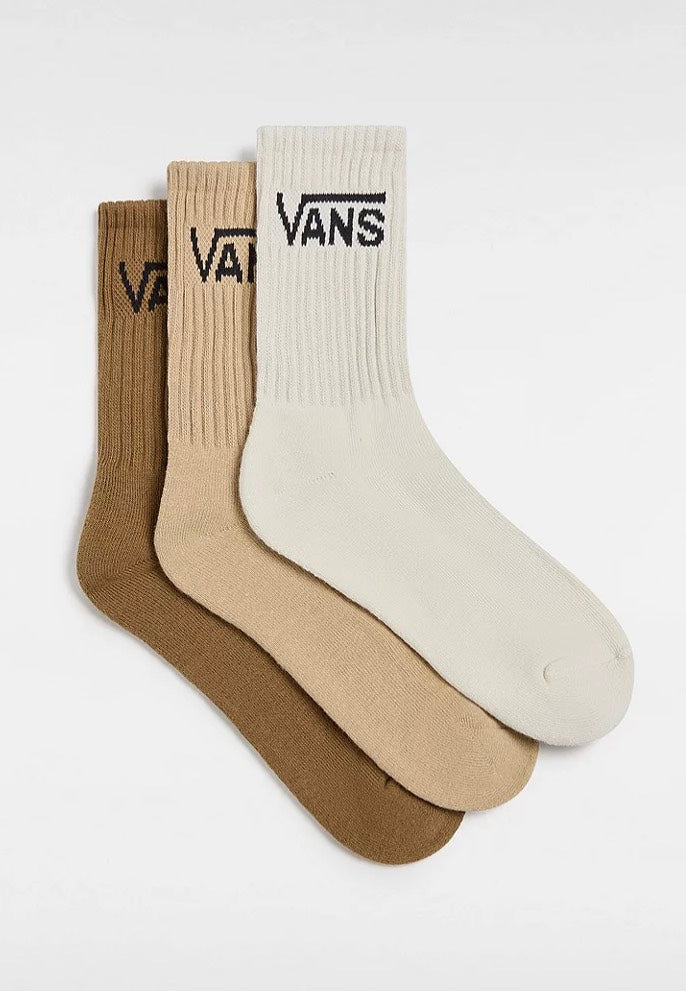 Vans - Classic Crew 6.5-10 3Pk Turtledove - Socks Cheap Sale Cheap