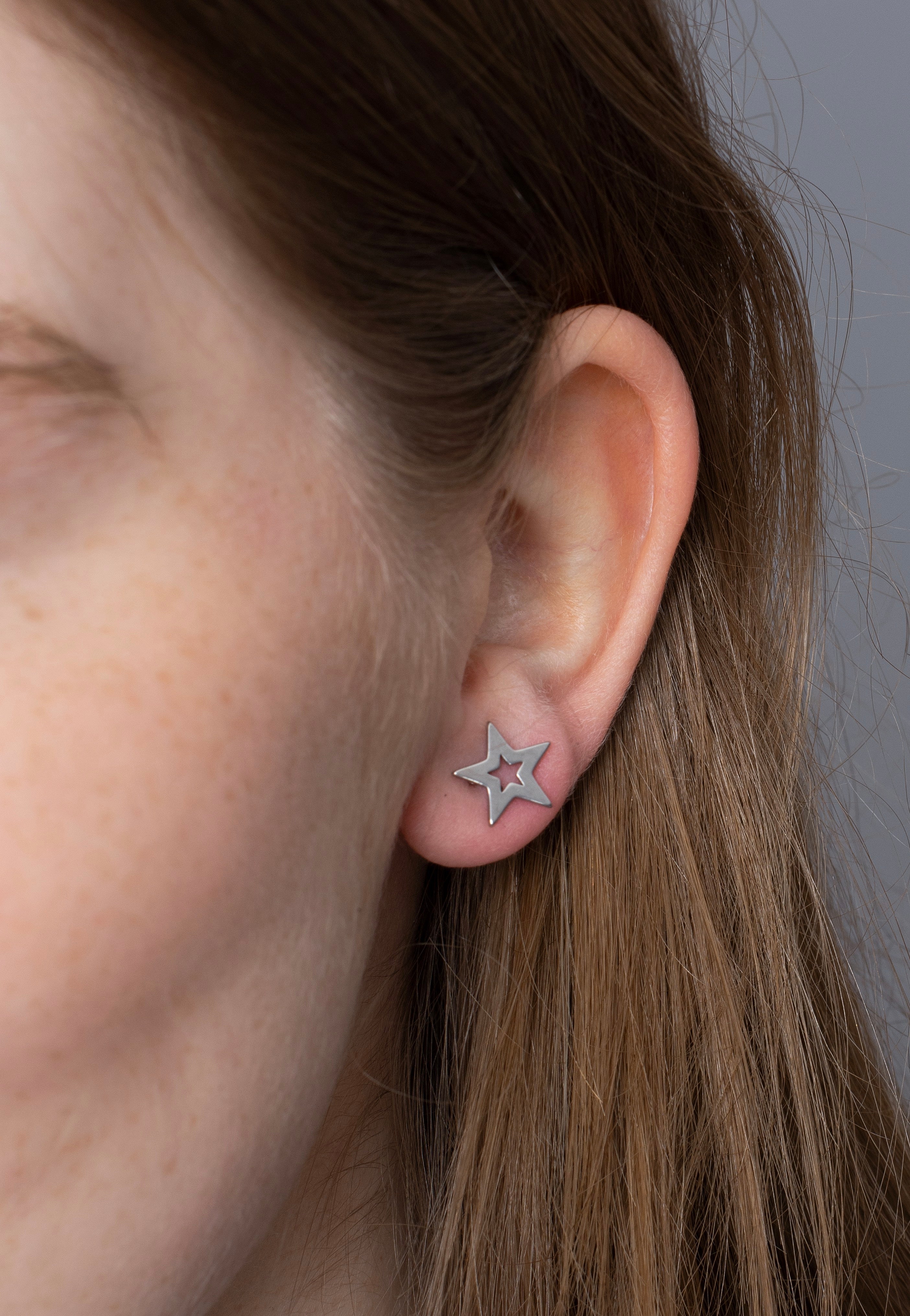 etNox - Mond Und Stern Silver - Earrings Comfortable