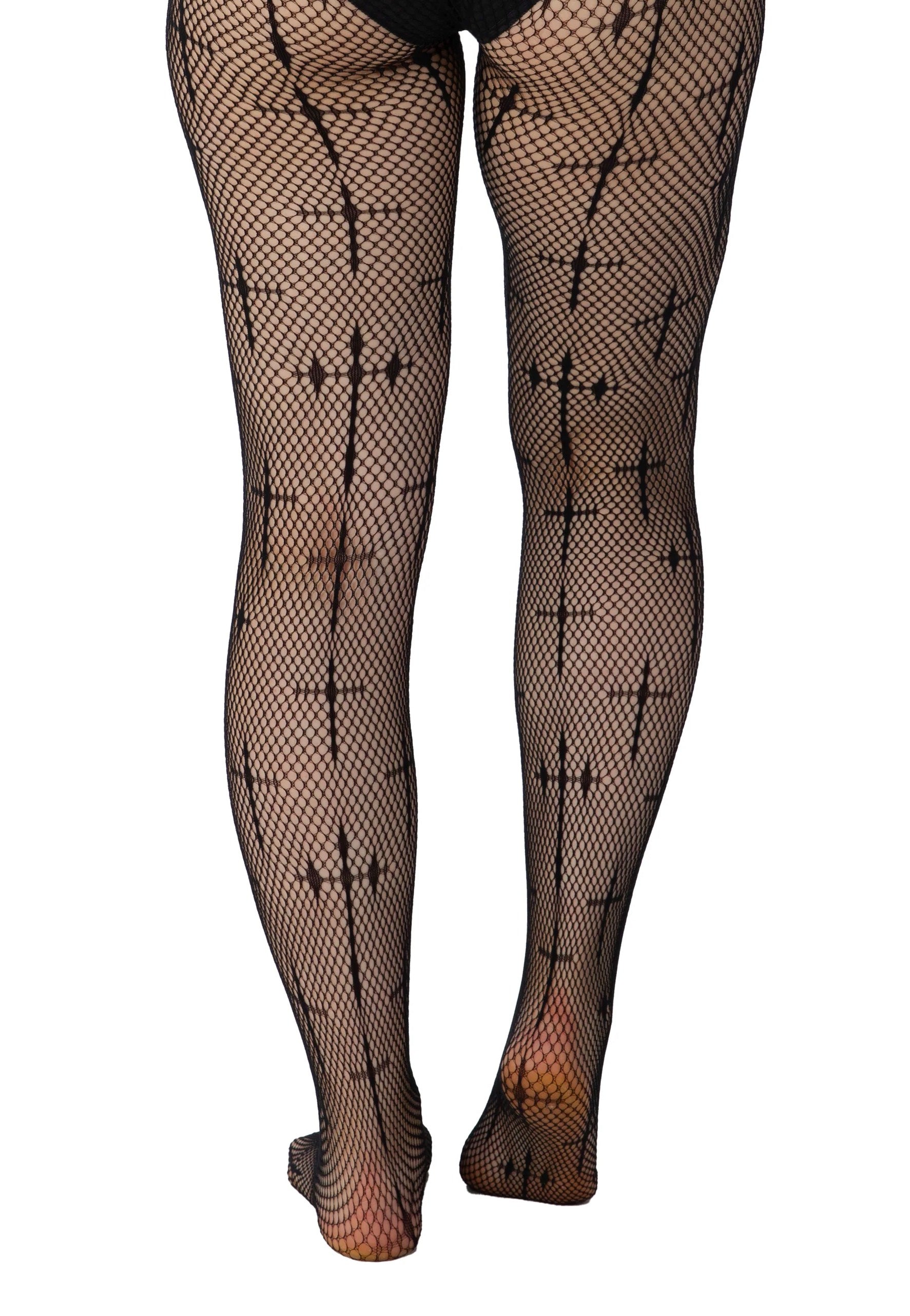 Pamela Mann - Latin Cross Net Black - Tights Free Shipping Wiki