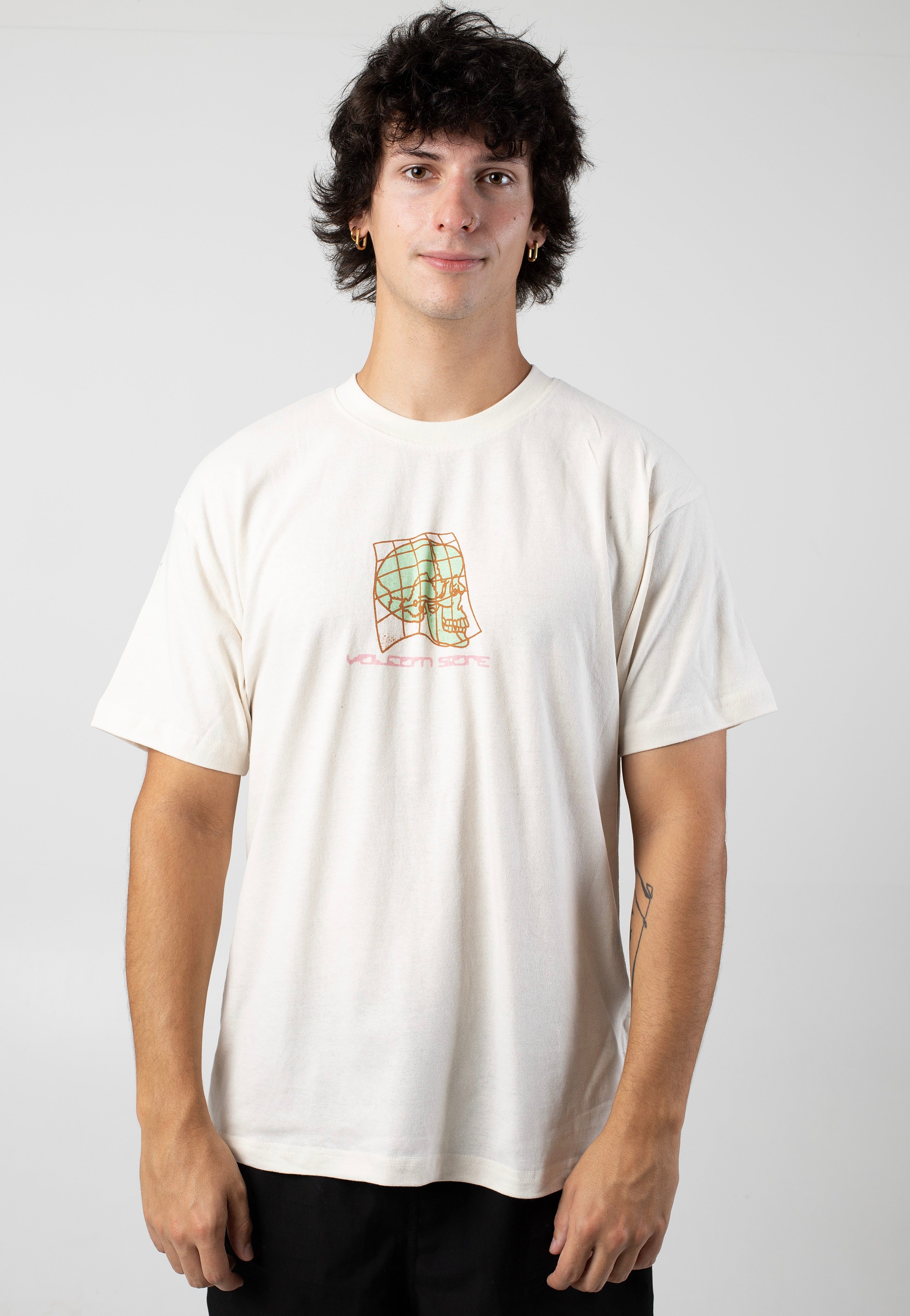 Volcom - Mindoor Dirty White - T-Shirt Limited Edition Cheap Pice