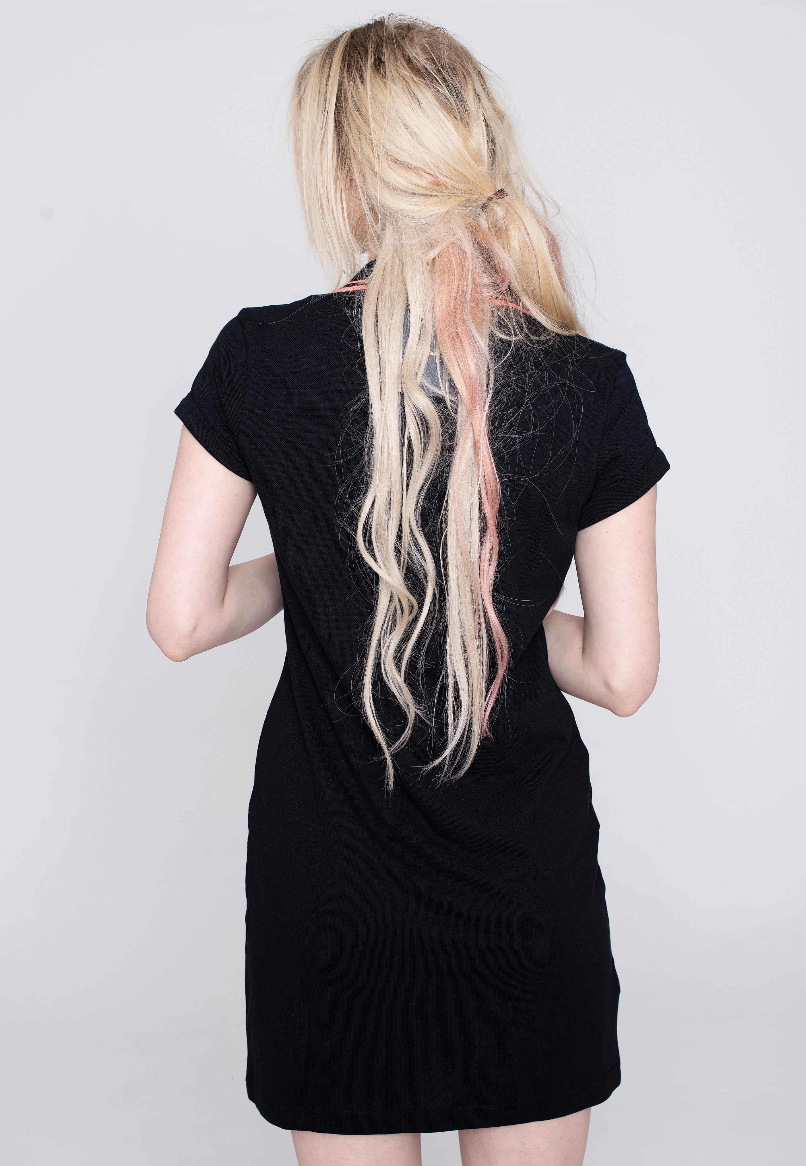 Fred Perry x Amy Winehouse - Button Thru Pique Shirt Black - Dress Online Cheap Online