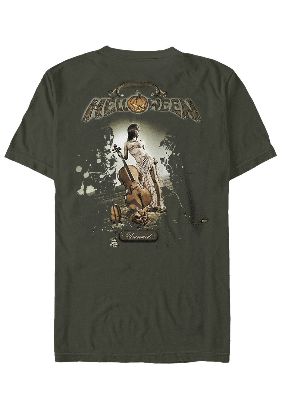 Helloween - Unarmed Khaki - T-Shirt Cheap Order