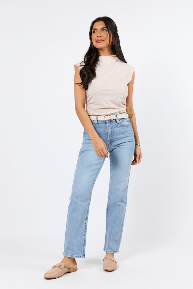 Eden Light Wash Straight Leg Jean Cheap Pice From China