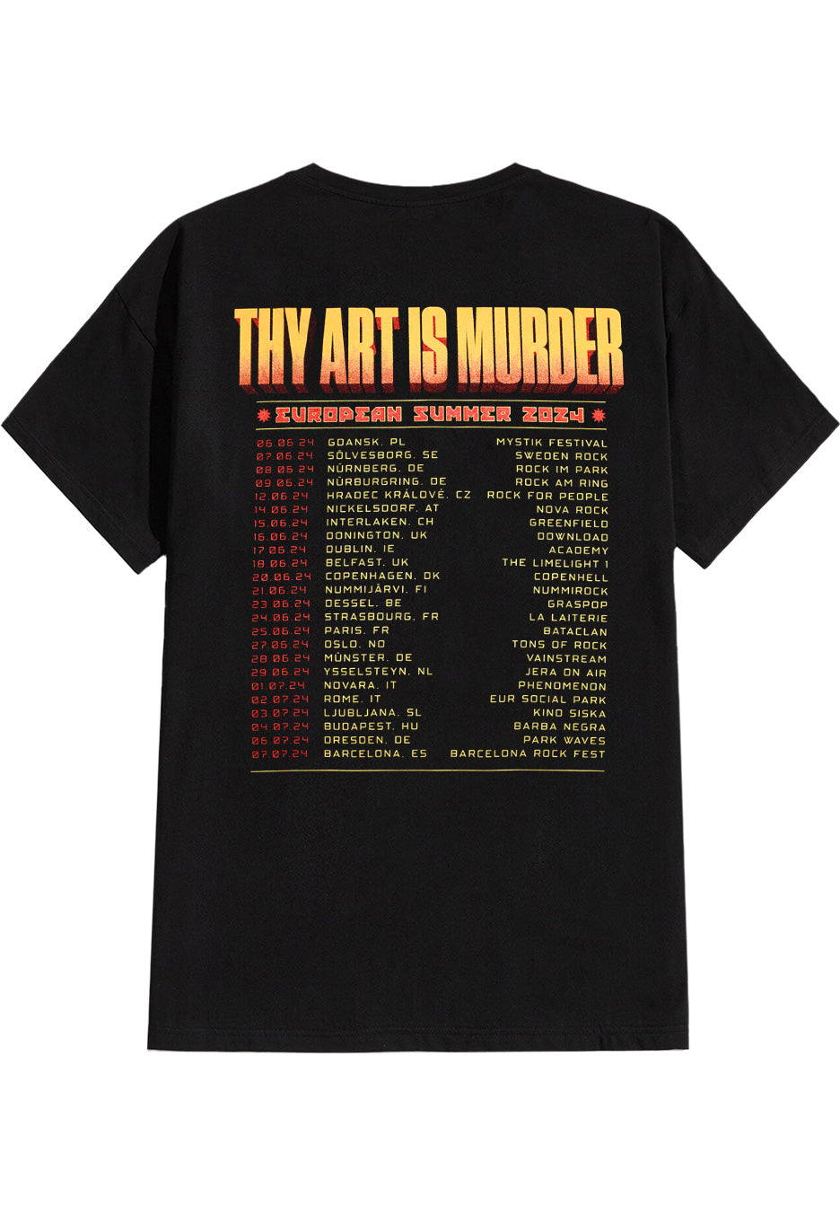 Thy Art Is Murder - Godlike Summer 2024 - T-Shirt Buy Cheap Looking For