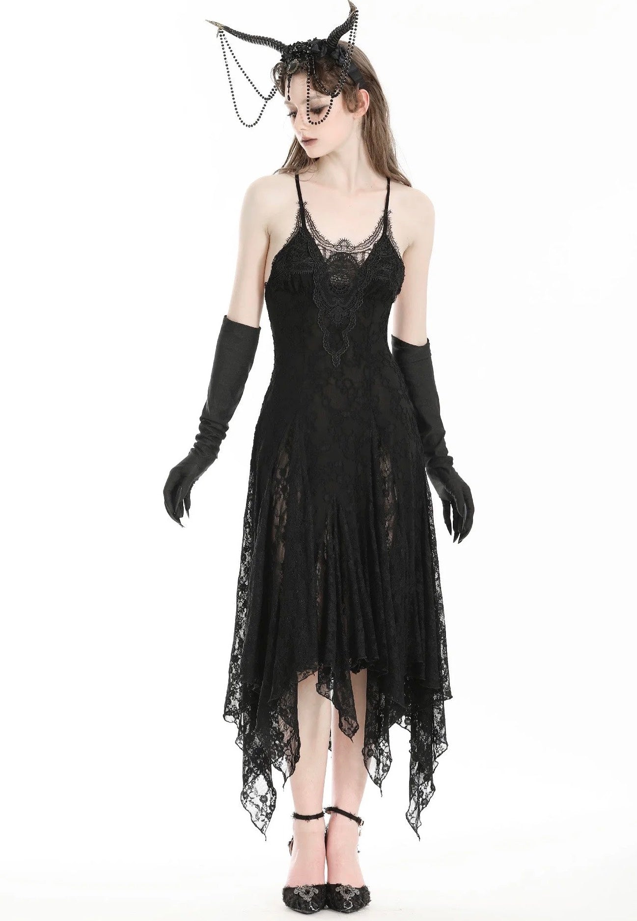 Dark In Love - Gothic Ghostly Mysterious Black - Dress Discount Cost