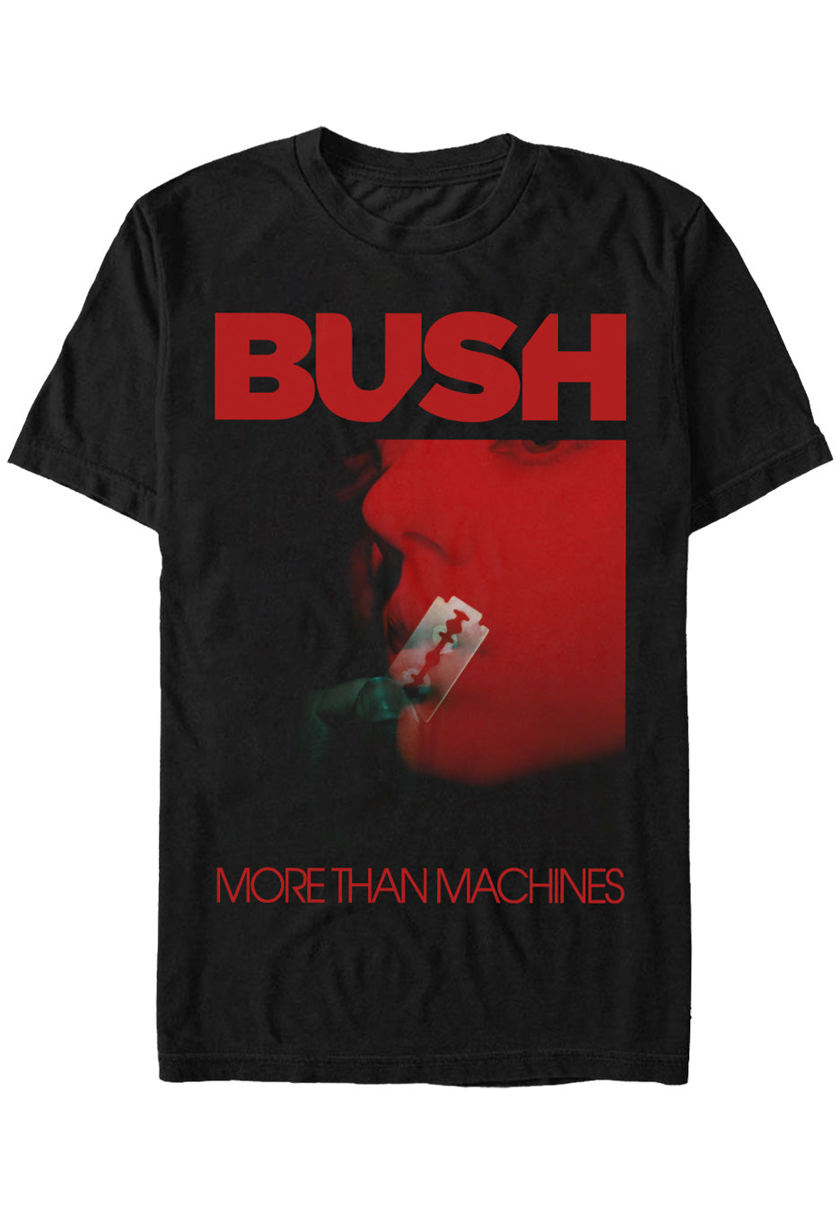 Bush - More Than Machines - T-Shirt Discount Huge Surprise