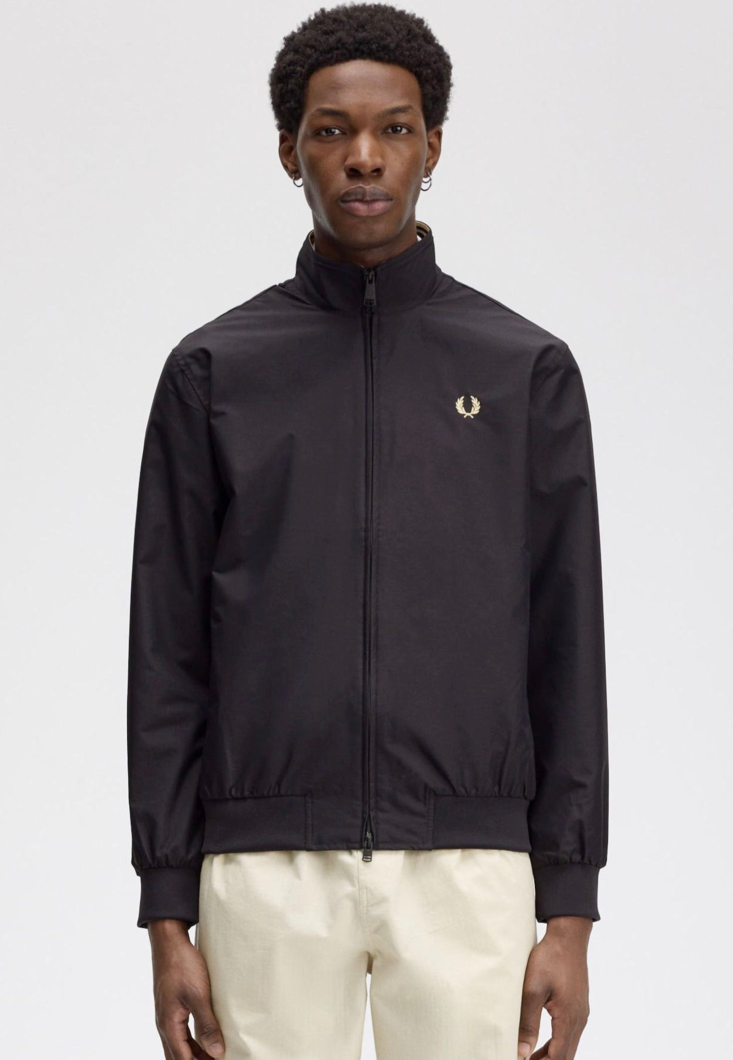 Fred Perry - The Brentham Black - Jacket Cheap 2025 Newest