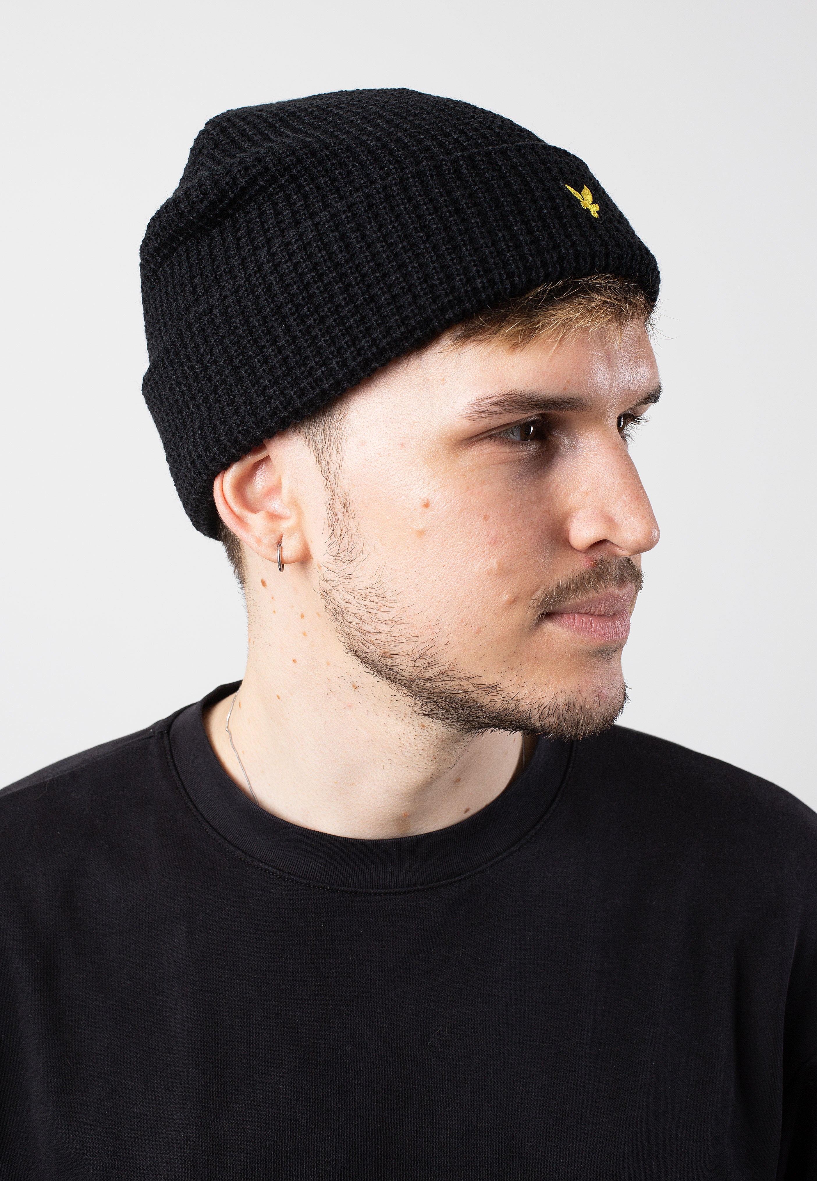 Lyle & Scott - Waffle Jet Black - Beanie Wide Range Of Sale Online