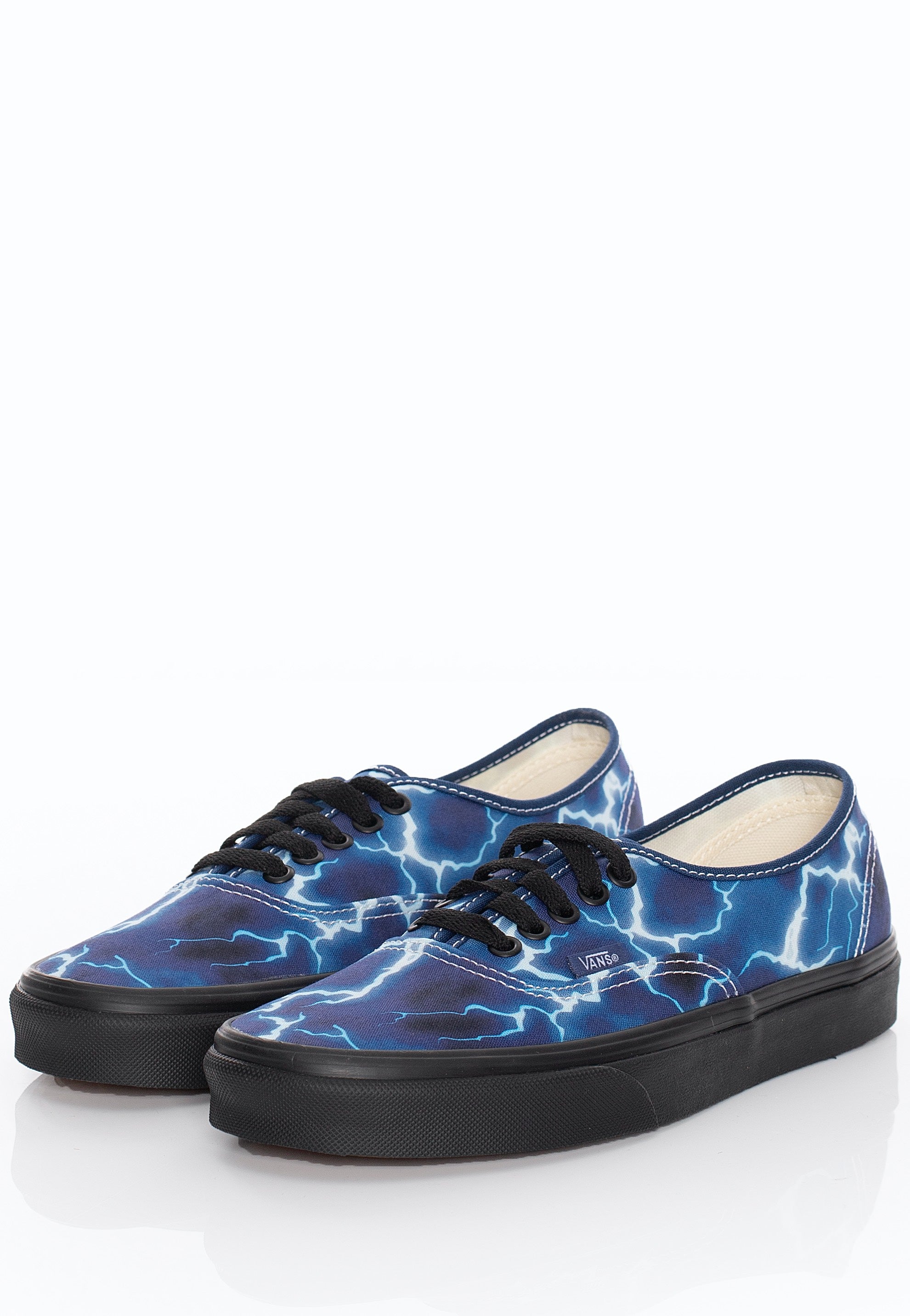 Vans - Authentic Lightning Black/Blue - Shoes Buy Cheap Recommend