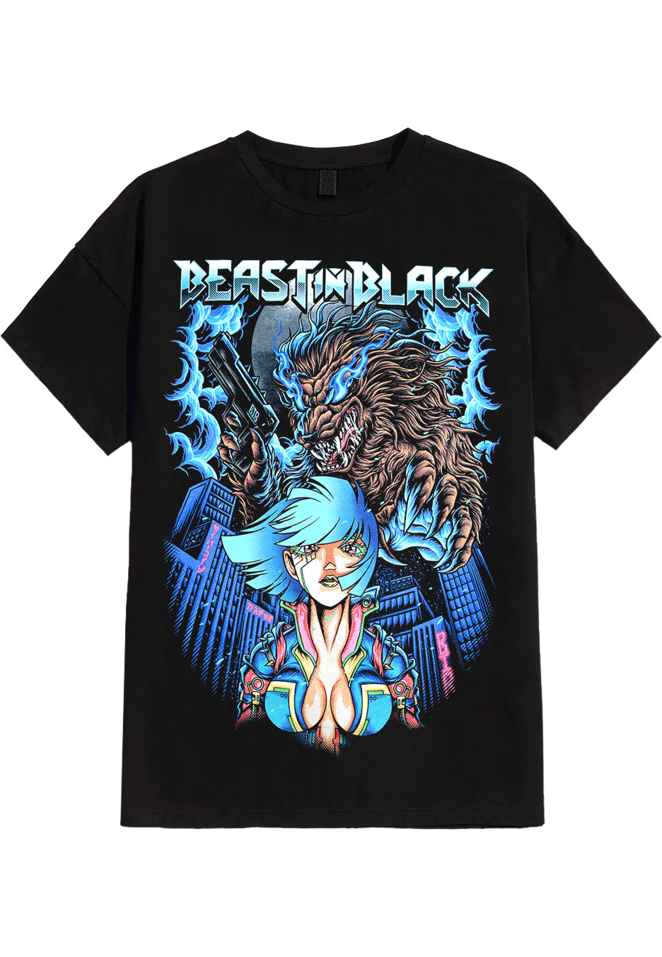 Beast In Black - Moonlight Rendezvous - T-Shirt Hot Sale Cheap Pice