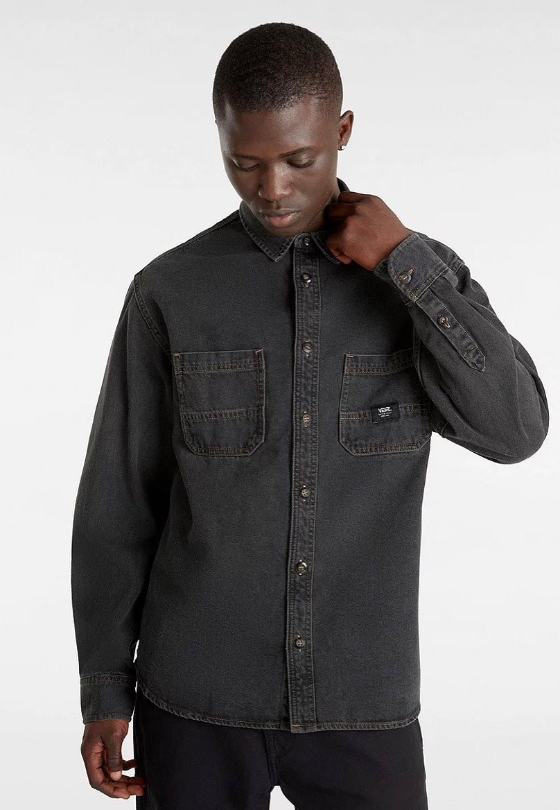 Vans - Stevens Pavement Washed Black - Shirt Discount Latest