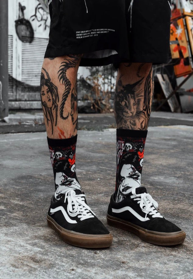 Stay Cold Apparel - Wednesday Hate Black - Socks Fast Delivery Cheap Online