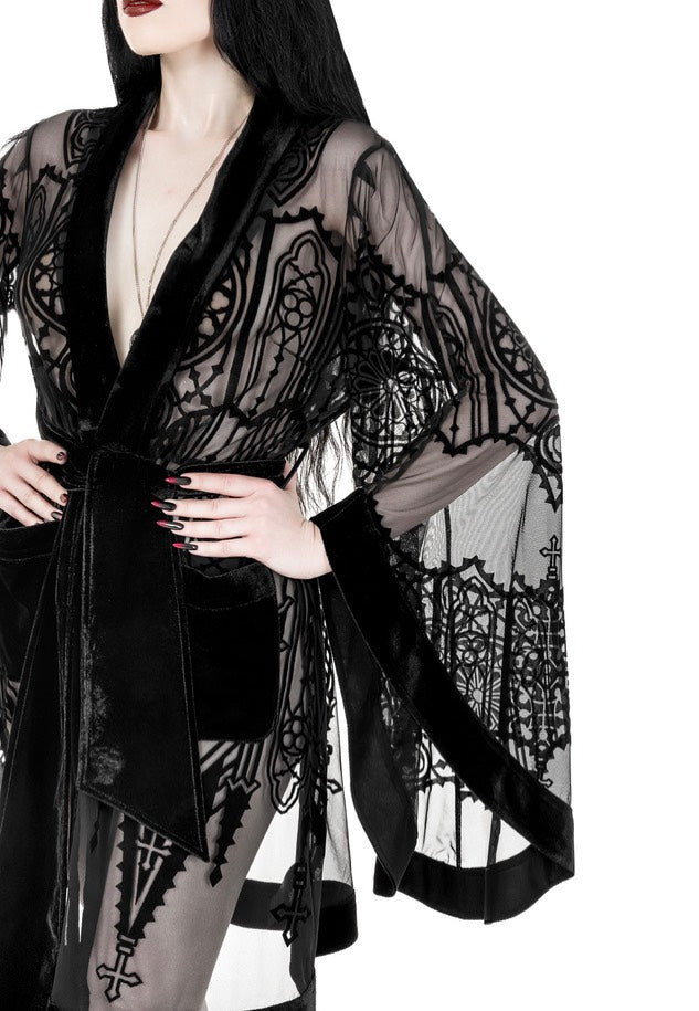 Restyle - Cathedralis Sheer Black - Cloak Buy Cheap With Credit Card