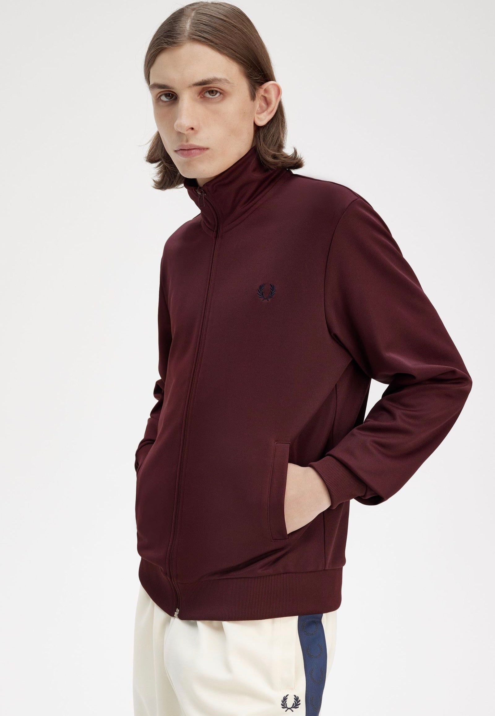 Fred Perry - Track Oxblood - Track Jacket Outlet Choice