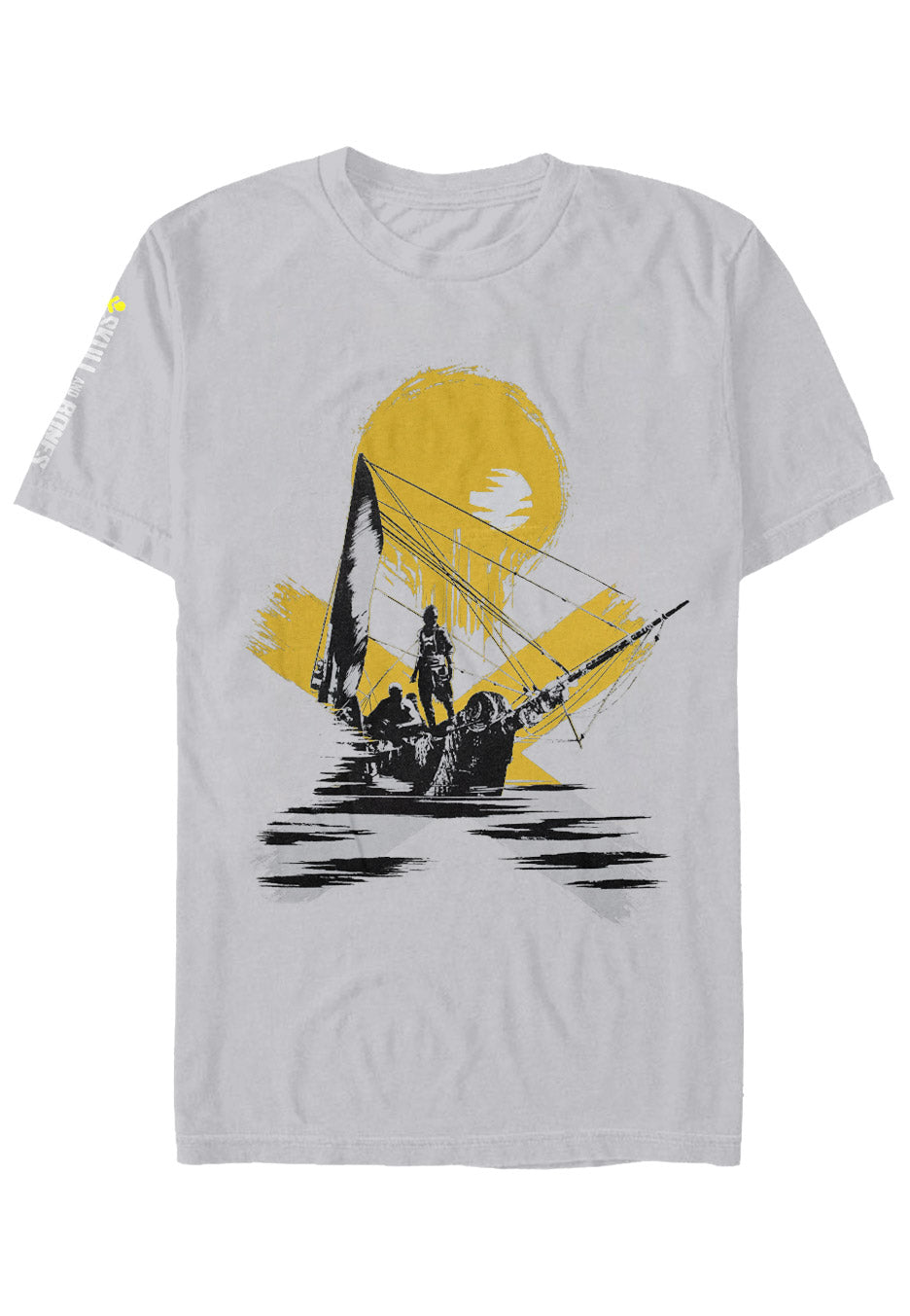 Skull & Bones - Lost At Sea Grey - T-Shirt Free Shipping High Quality