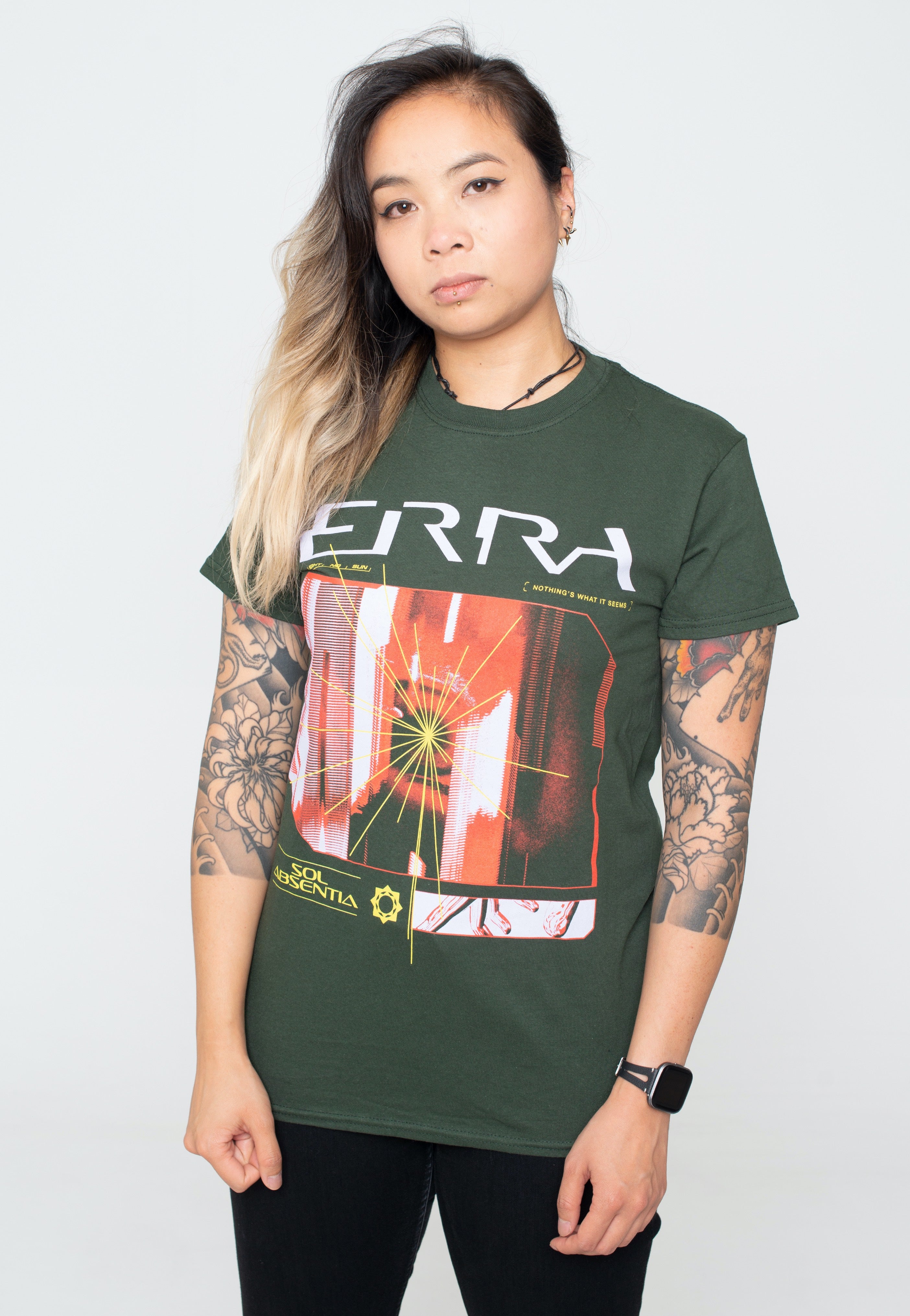 Erra - Sol Absentia Forest Green - T-Shirt Best Place To Buy