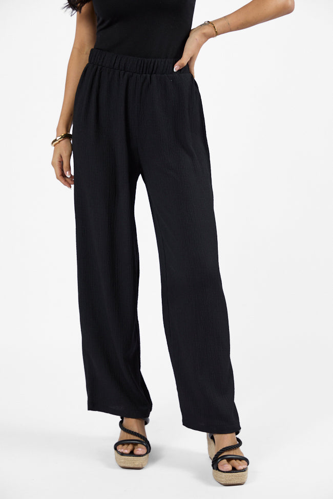 Pretty In Paradise Black Pants Cheap Sale Outlet