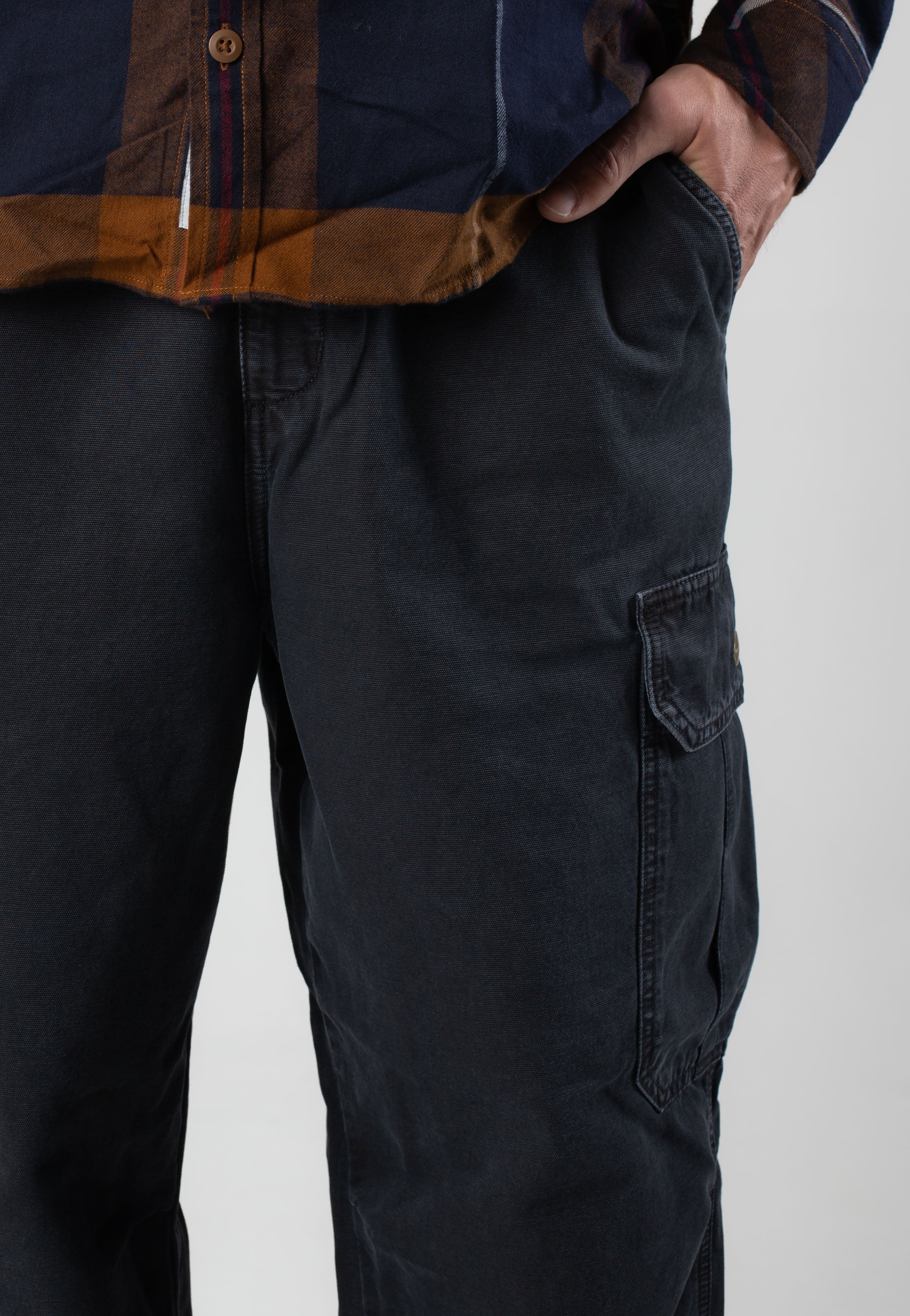 Carhartt WIP - Stanton Cargo Stone Dyed Black - Pants For Cheap Cheap Online