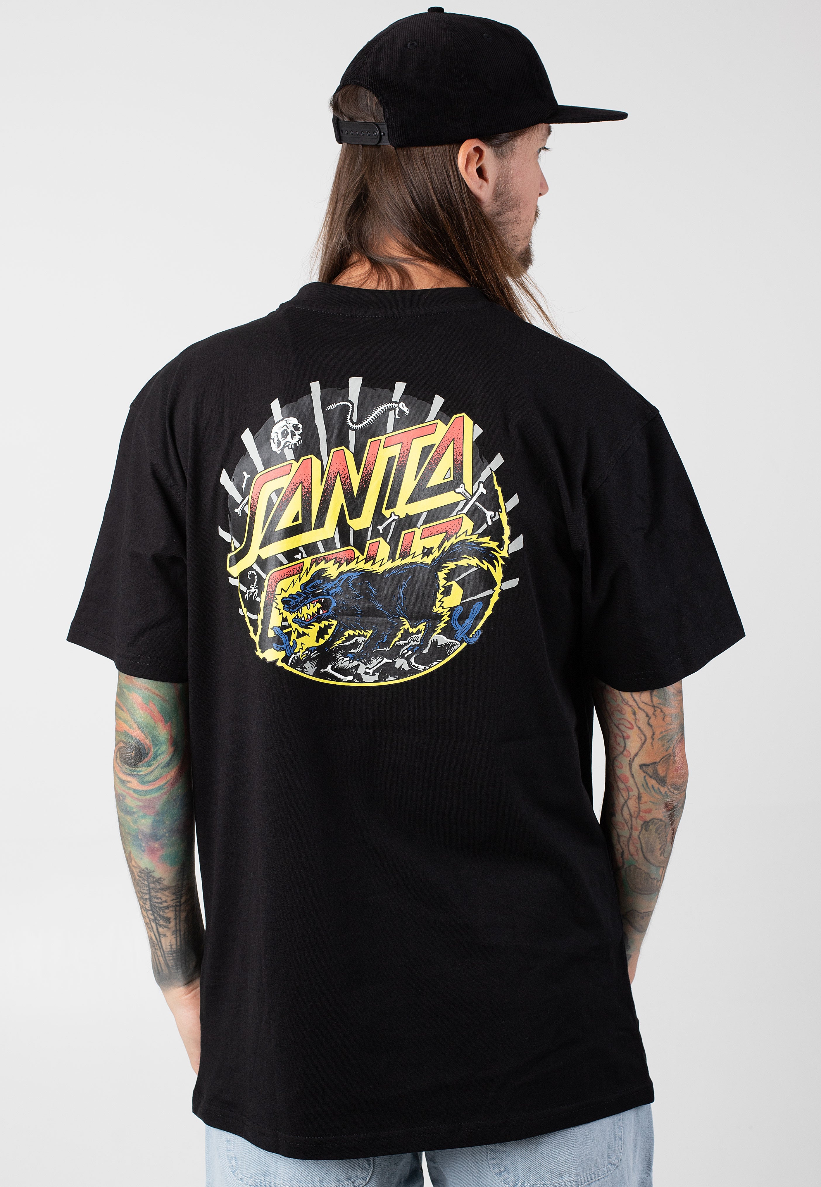 Santa Cruz - Kendall Wolf Dot Black - T-Shirt View Cheap Online