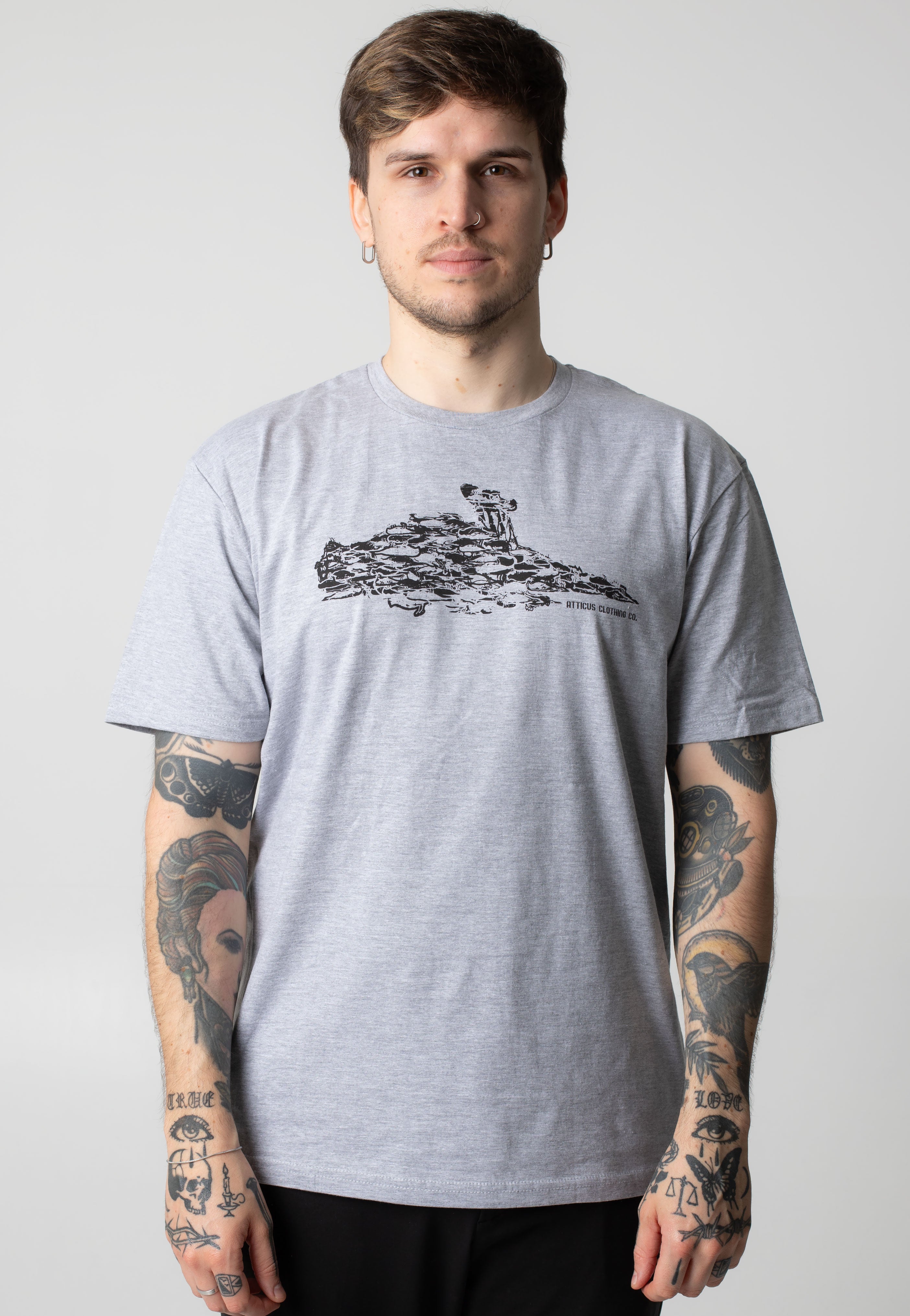 Atticus - Mess Heather Grey - T-Shirt Buy Cheap 2025