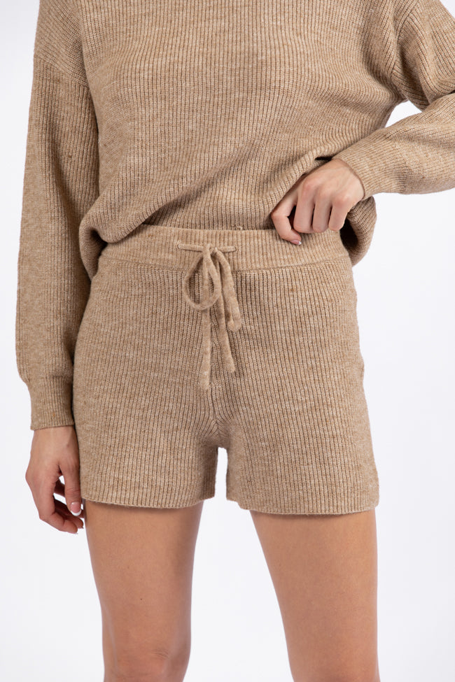 Cloud Chaser Mocha Sweater Knit Shorts SALE Best Pices For Sale