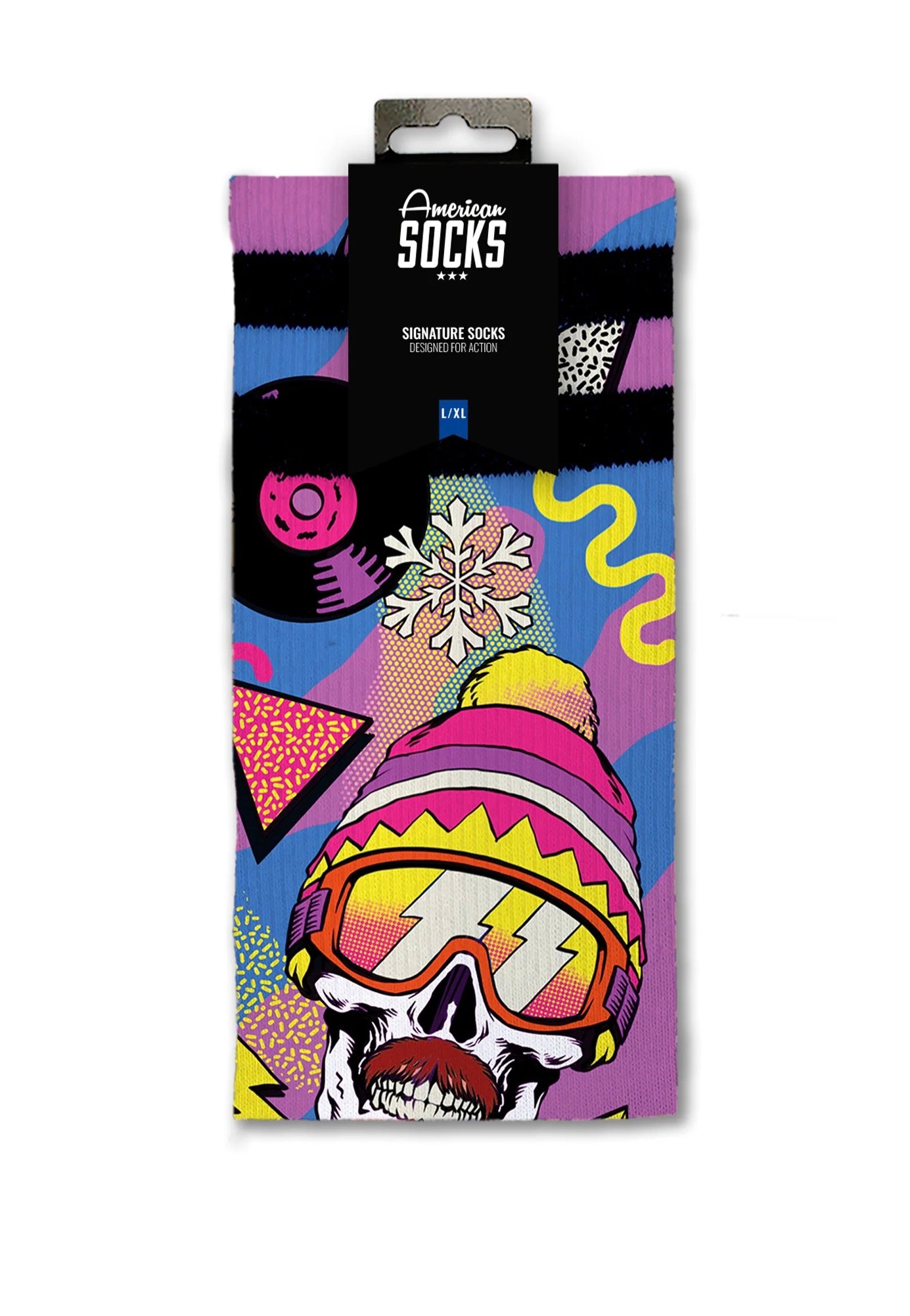 American Socks - Retro Blizzard Mid High Pink - Socks Cheap Pice Buy Discount