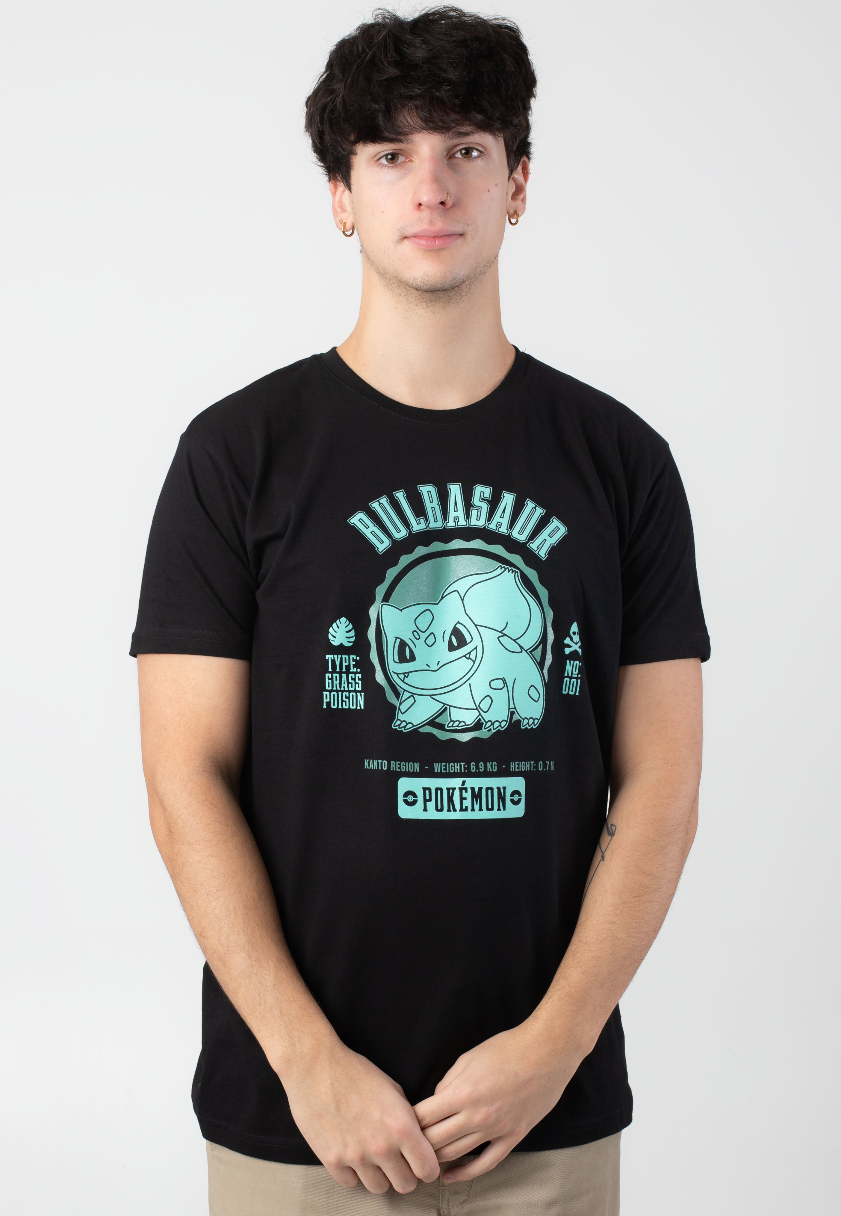 Pokémon - Collegiate Bulbasaur - T-Shirt Free Shipping Manchester Great Sale