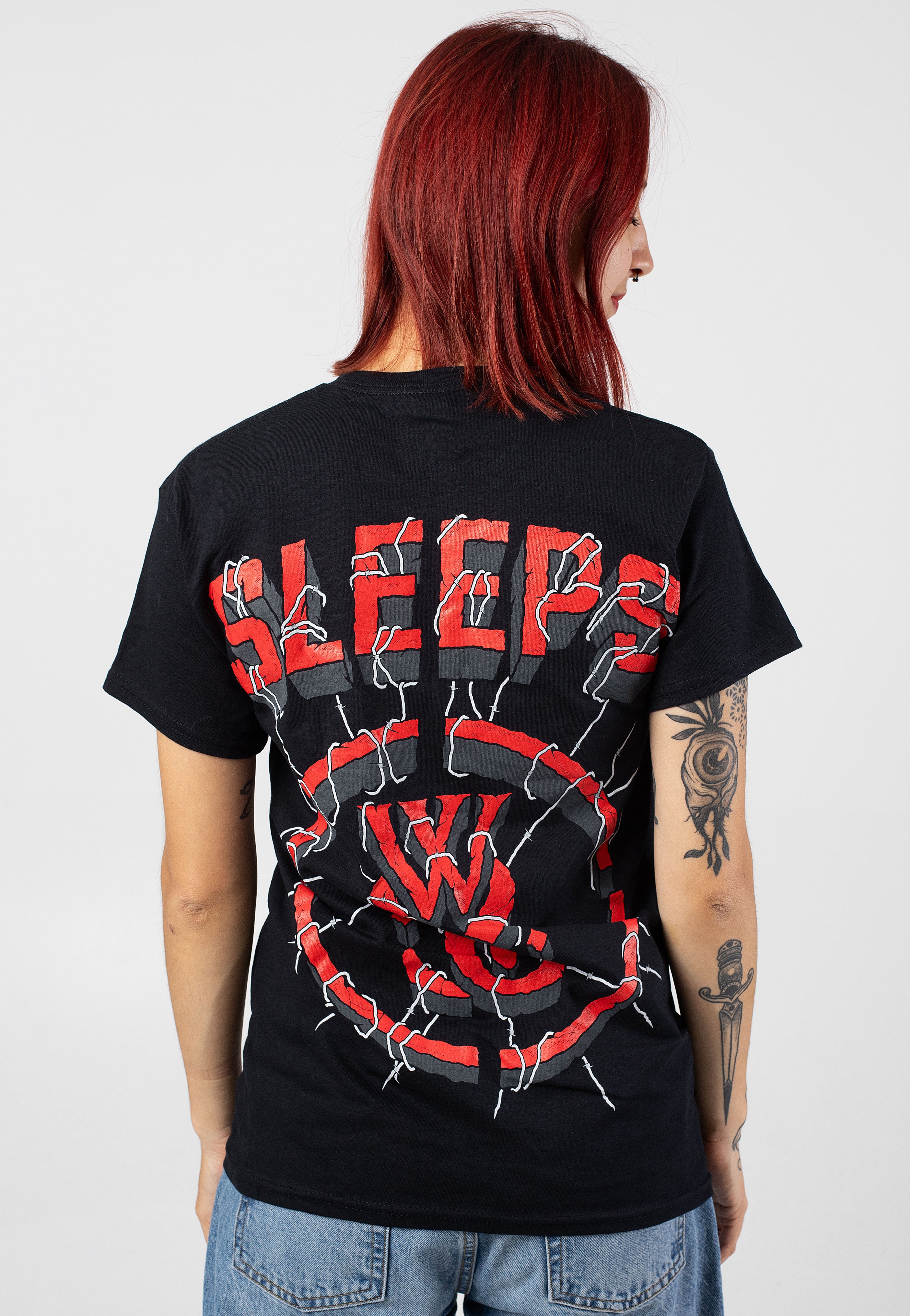 While She Sleeps - Barbed Emblem - T-Shirt Cheap Sale Cost