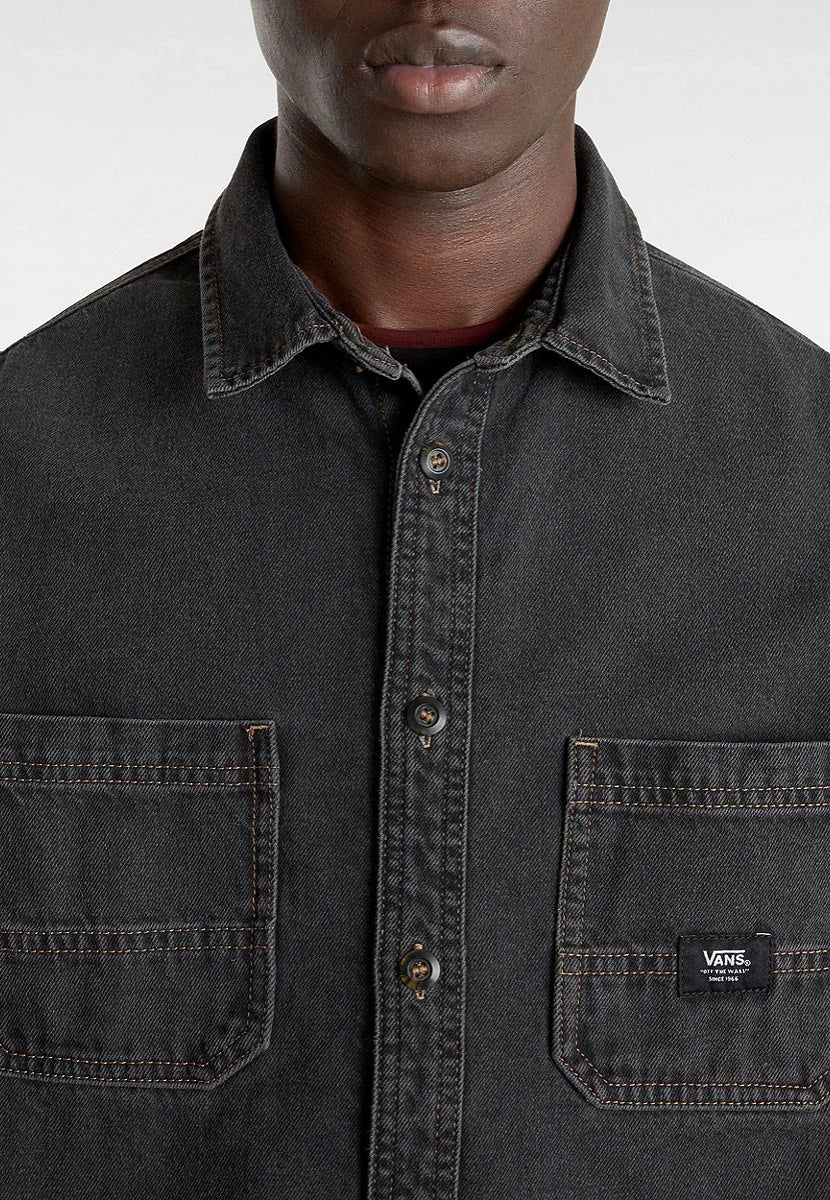 Vans - Stevens Pavement Washed Black - Shirt Discount Latest