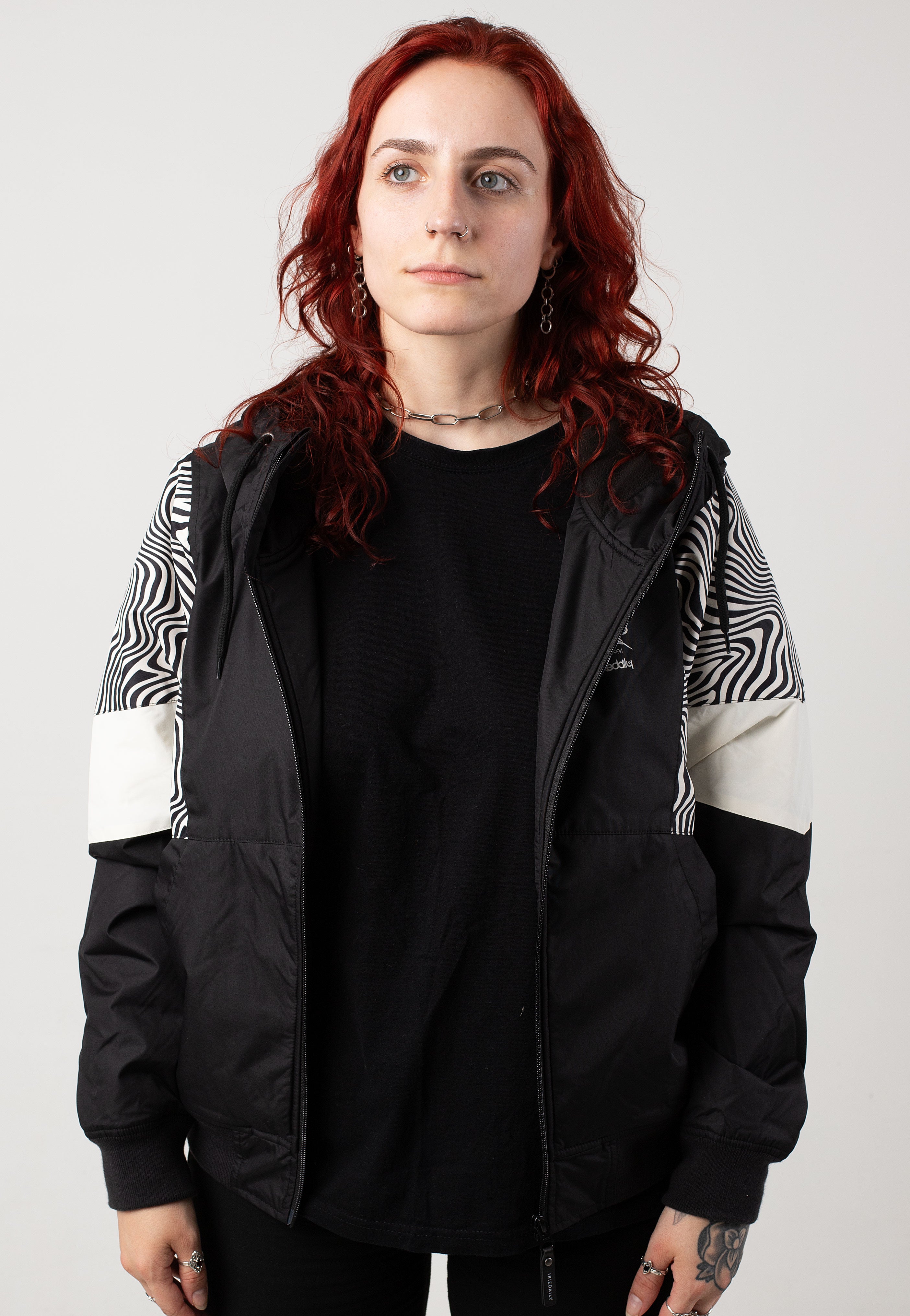 Iriedaily - Blotchy Black White - Jacket Visit Sale Online