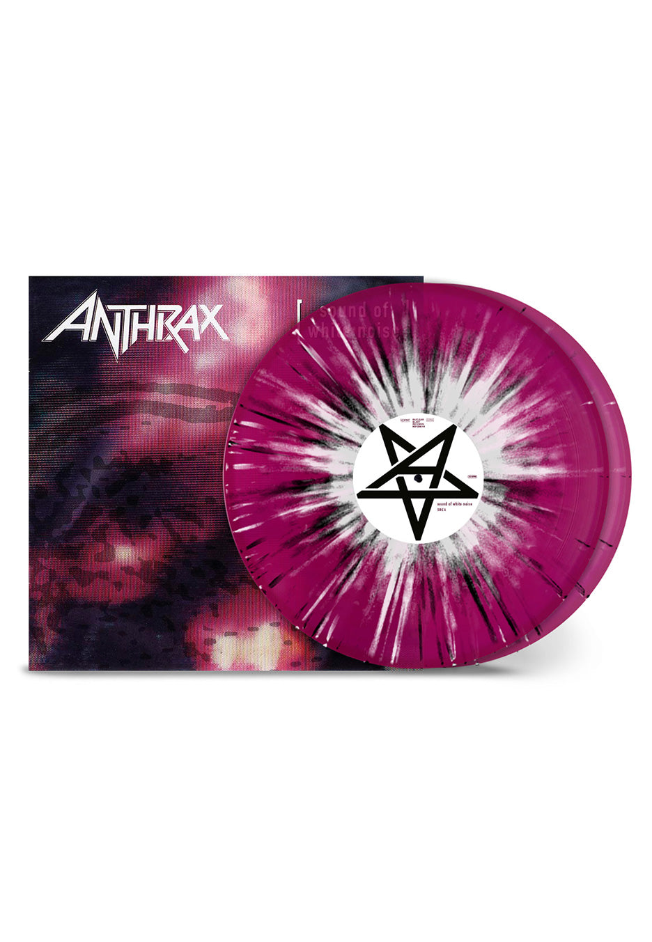 Anthrax - Sound Of White Noise Ltd. Transparent Violet/White/Black - Splatter 2 Vinyl Online For Sale